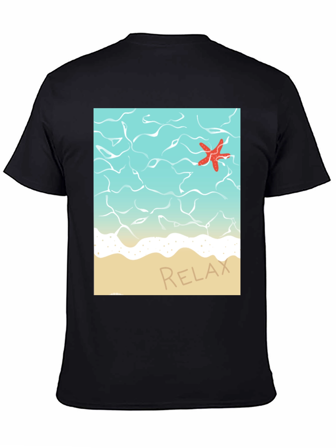 Relaxing Beach T-Shirt - Starfish Ocean Design