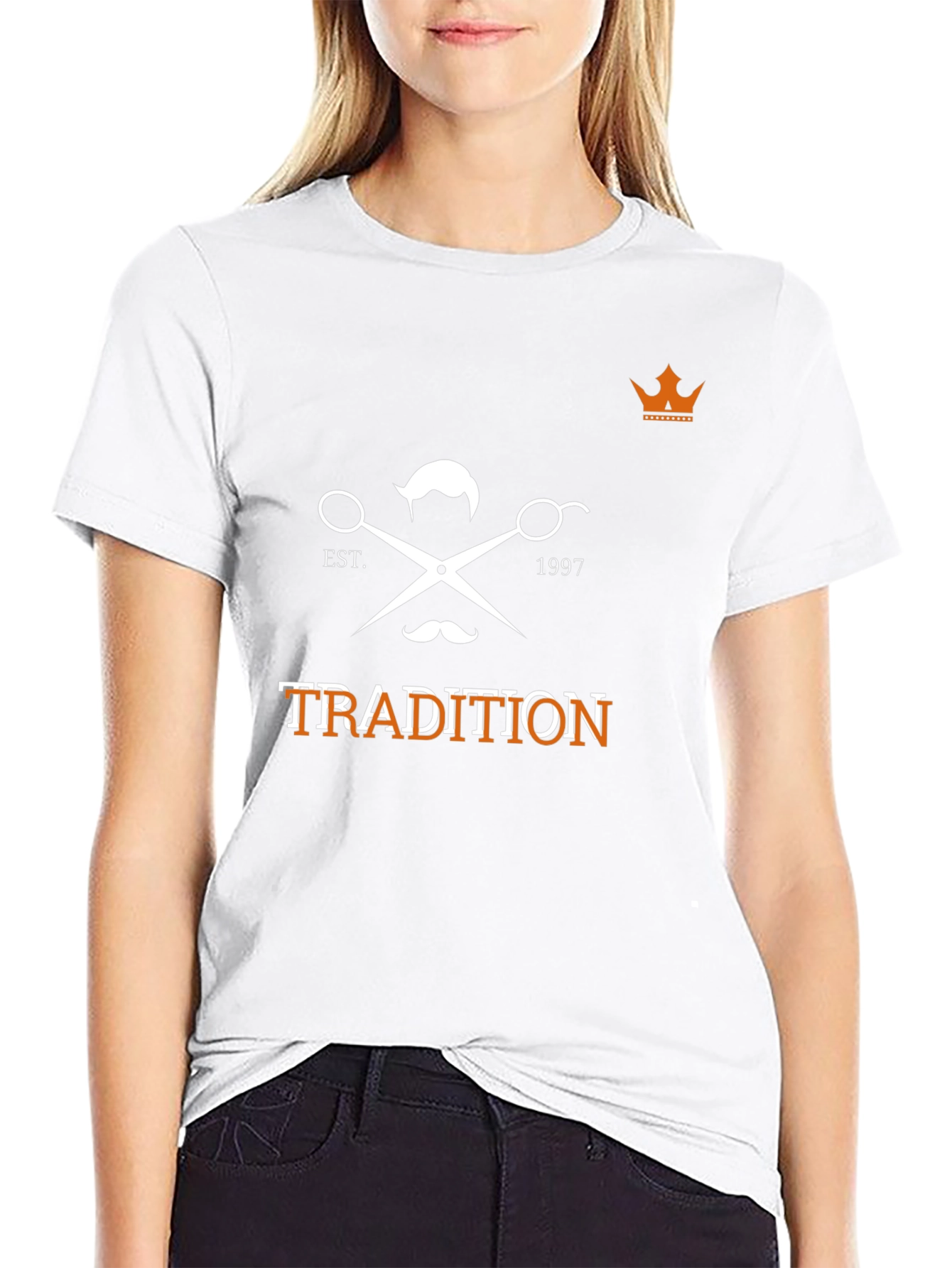 Tradition Barber T-Shirt - Black Graphic Tee