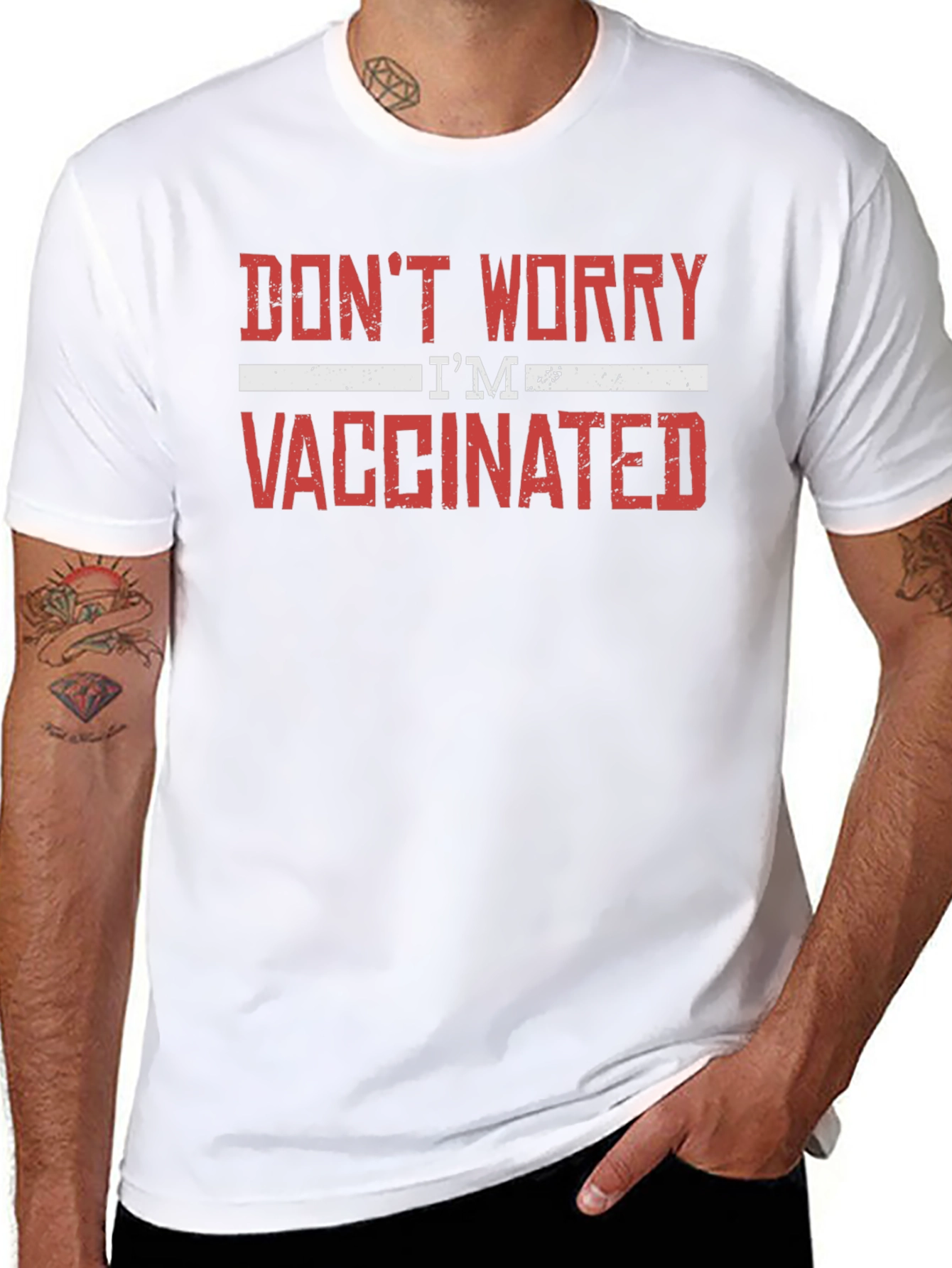 Dont Worry Im Vaccinated T-Shirt - Adult Unisex