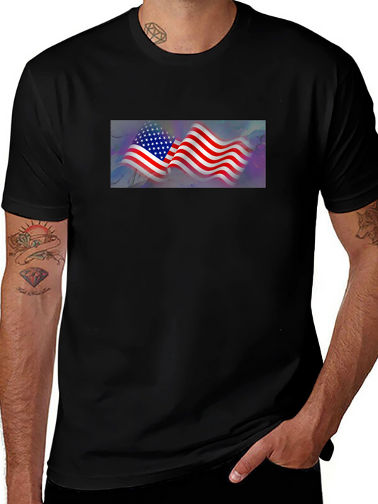 American Flag Graphic T-Shirt