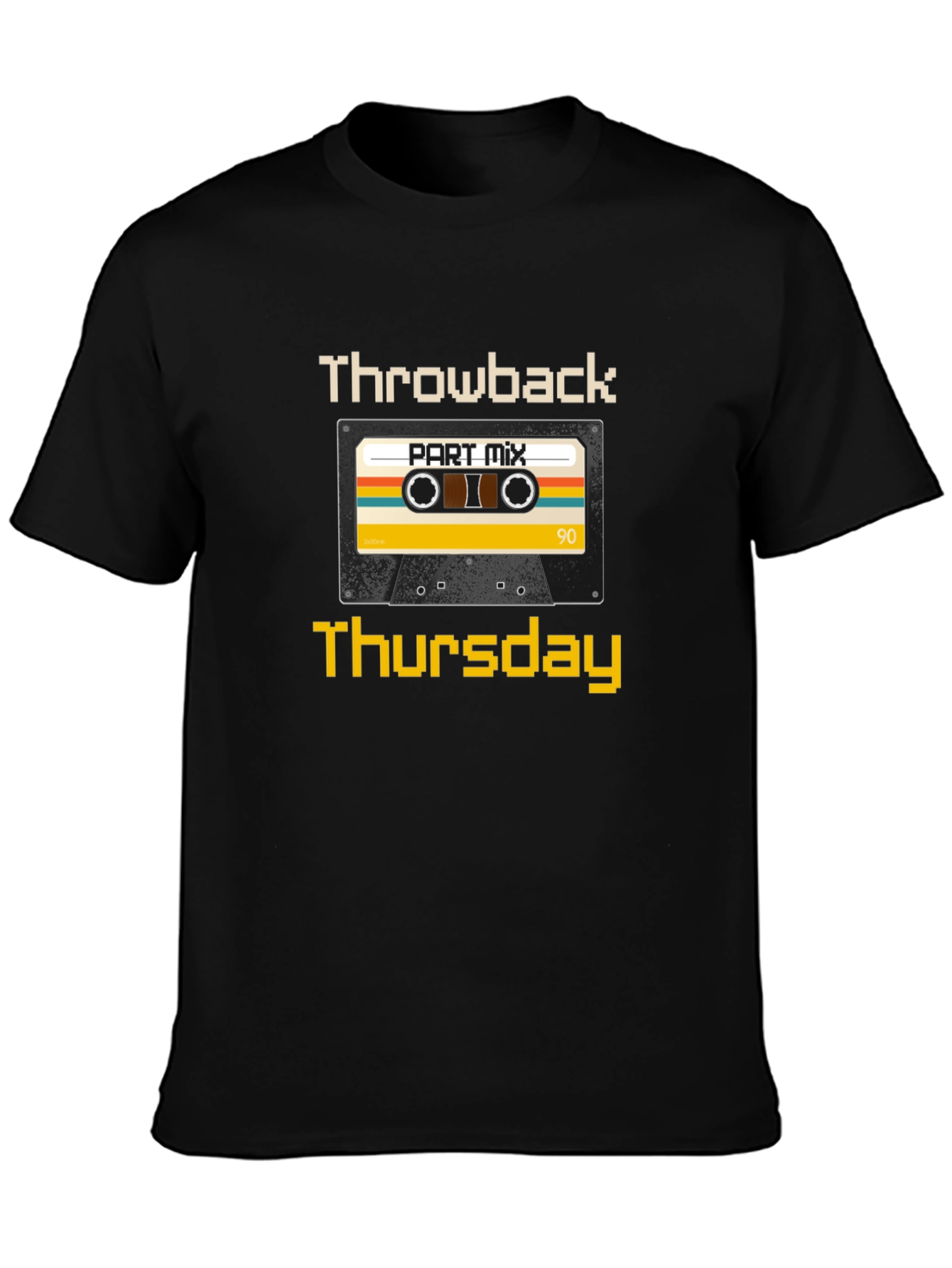 Retro Throwback Thursday Cassette Tape Graphic Tee