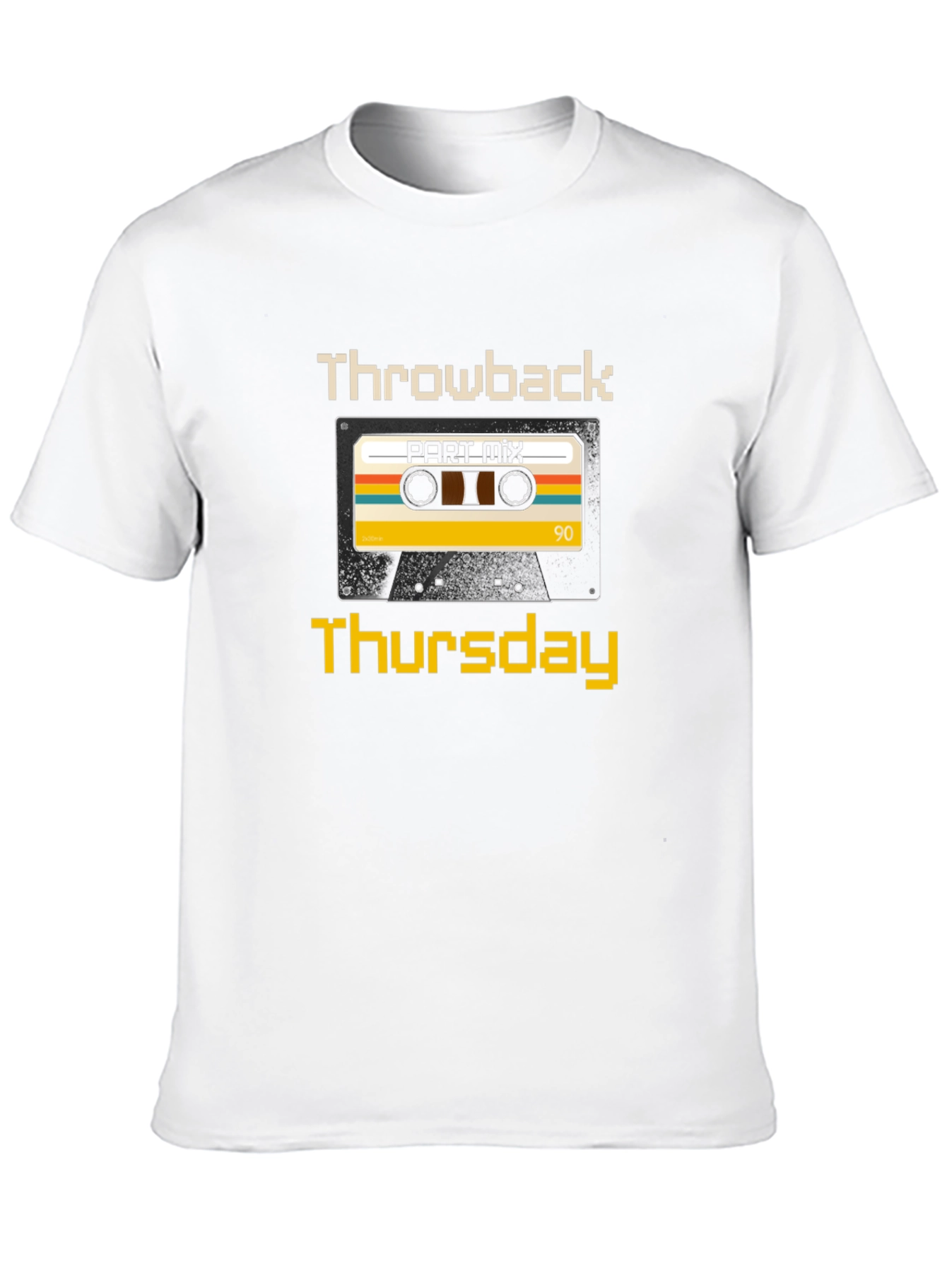 Retro Throwback Thursday Cassette Tape Graphic Tee