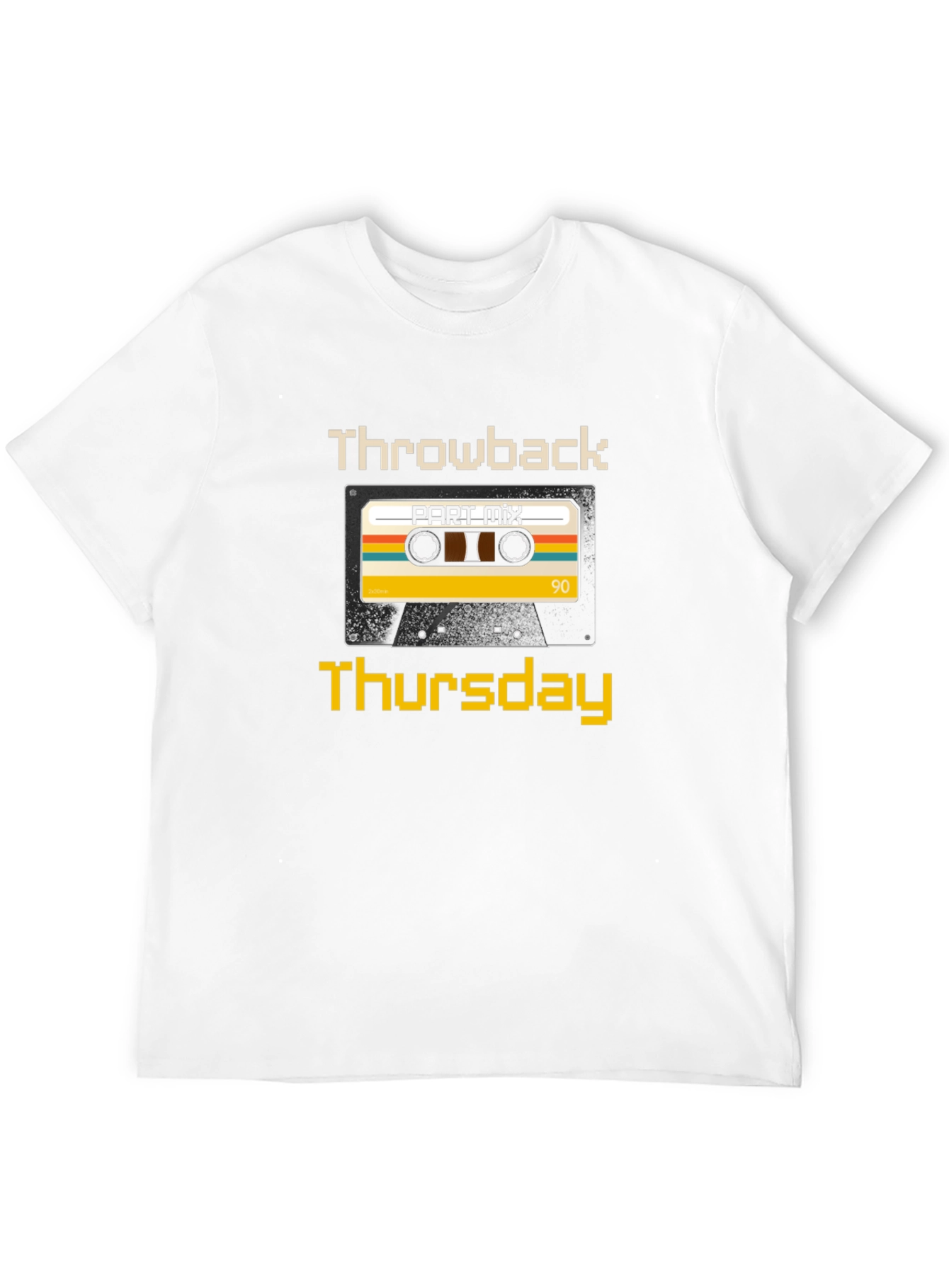 Retro Throwback Thursday Cassette Tape Graphic Tee