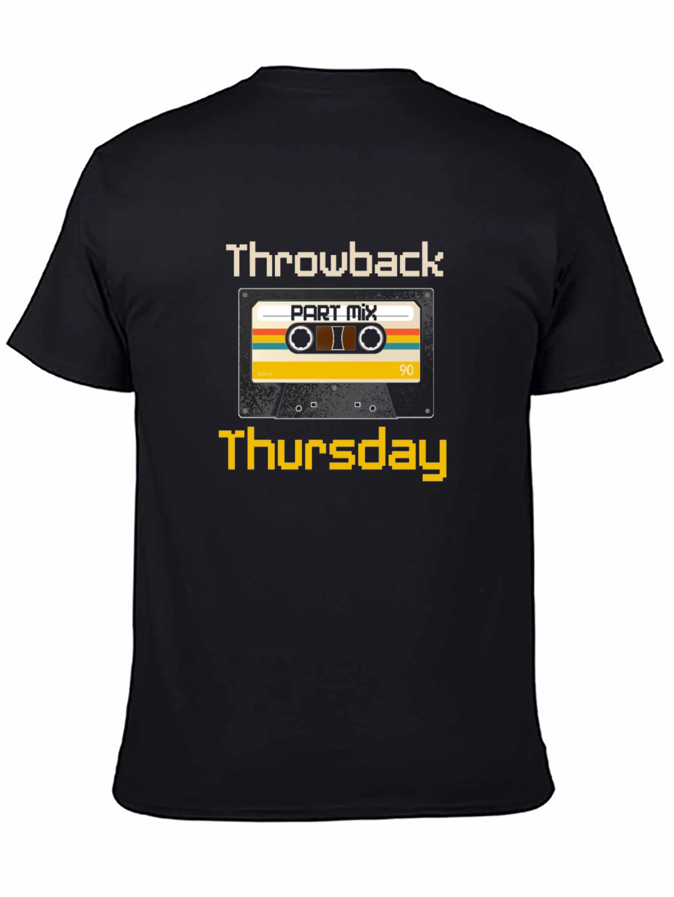 Retro Throwback Thursday Cassette Tape Graphic Tee