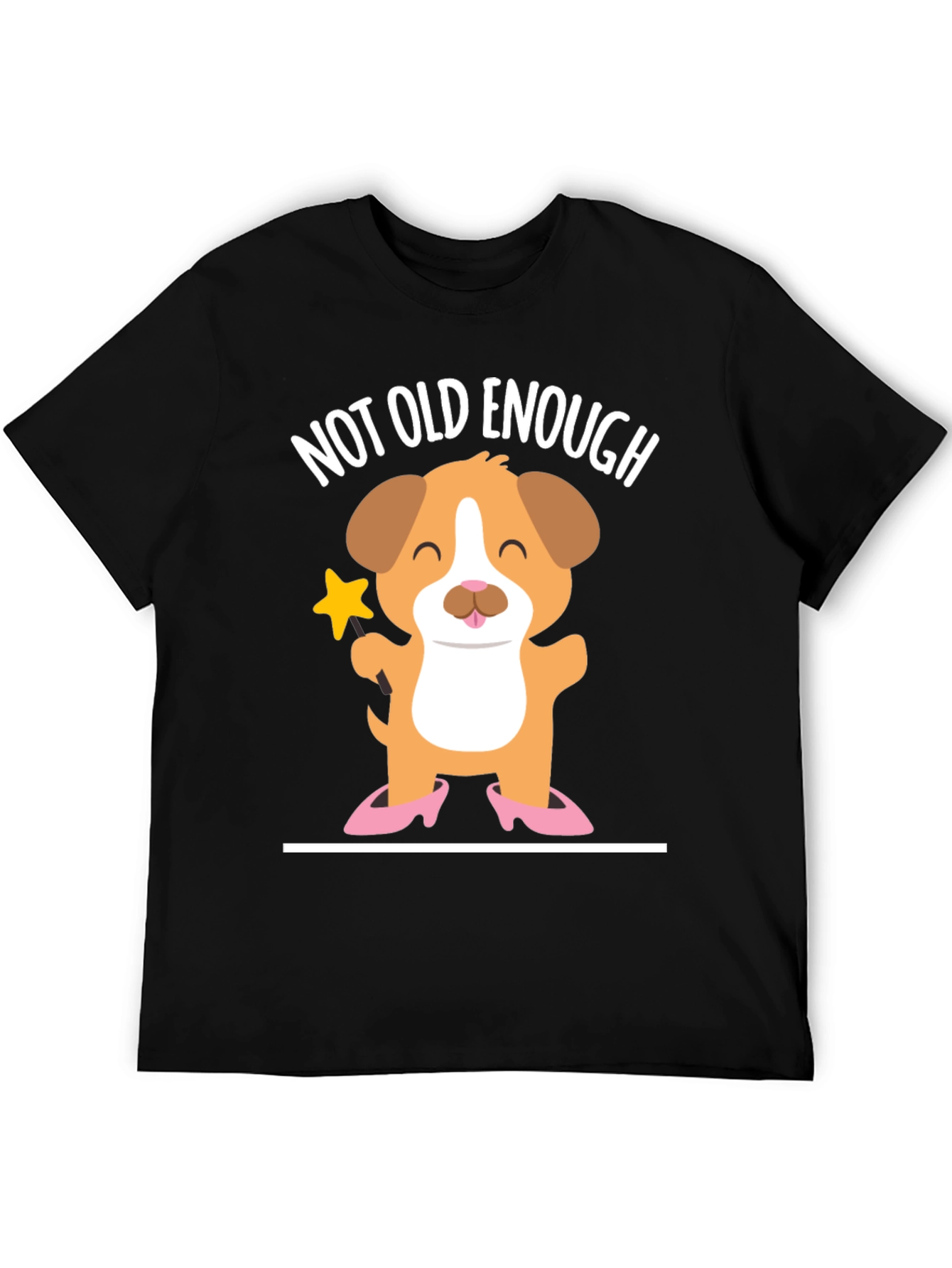 Cute Puppy T-Shirt - Not Old Enough