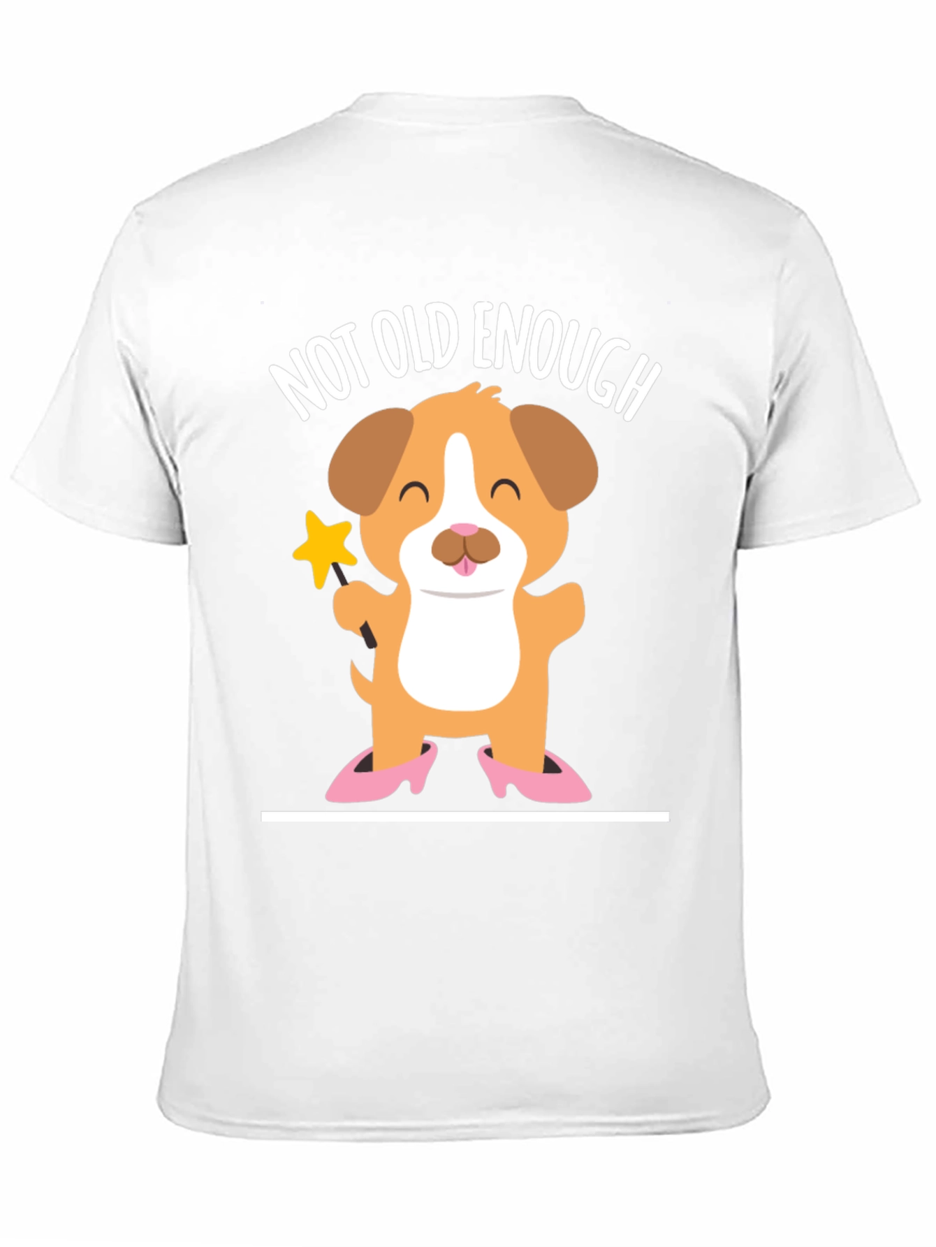 Cute Puppy T-Shirt - Not Old Enough