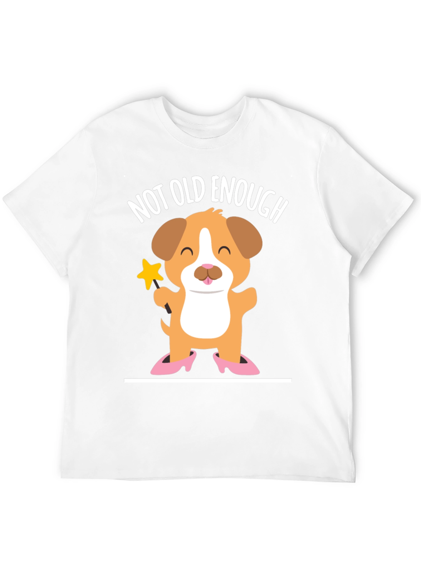 Cute Puppy T-Shirt - Not Old Enough