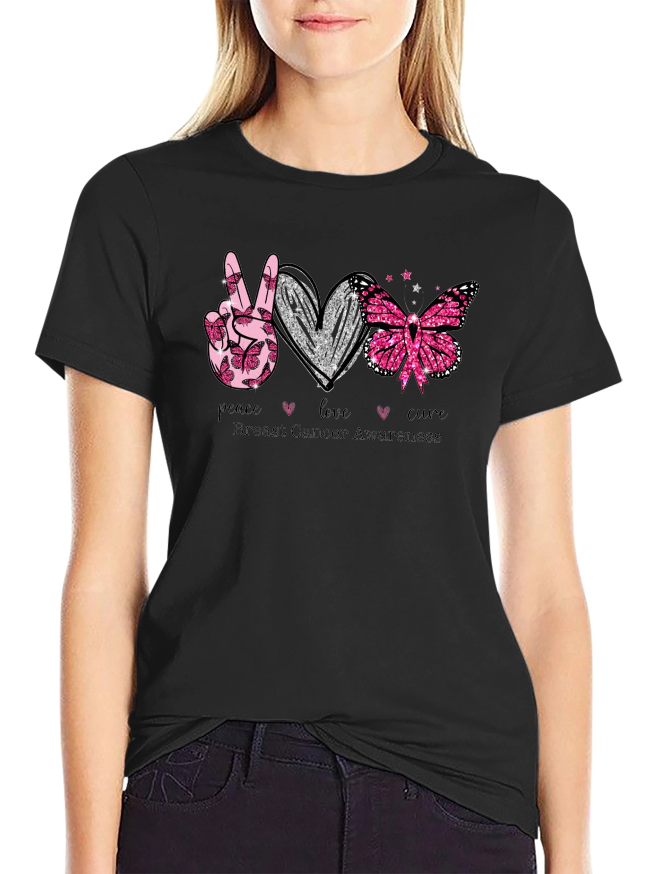 Breast Cancer Awareness Graphic Tee