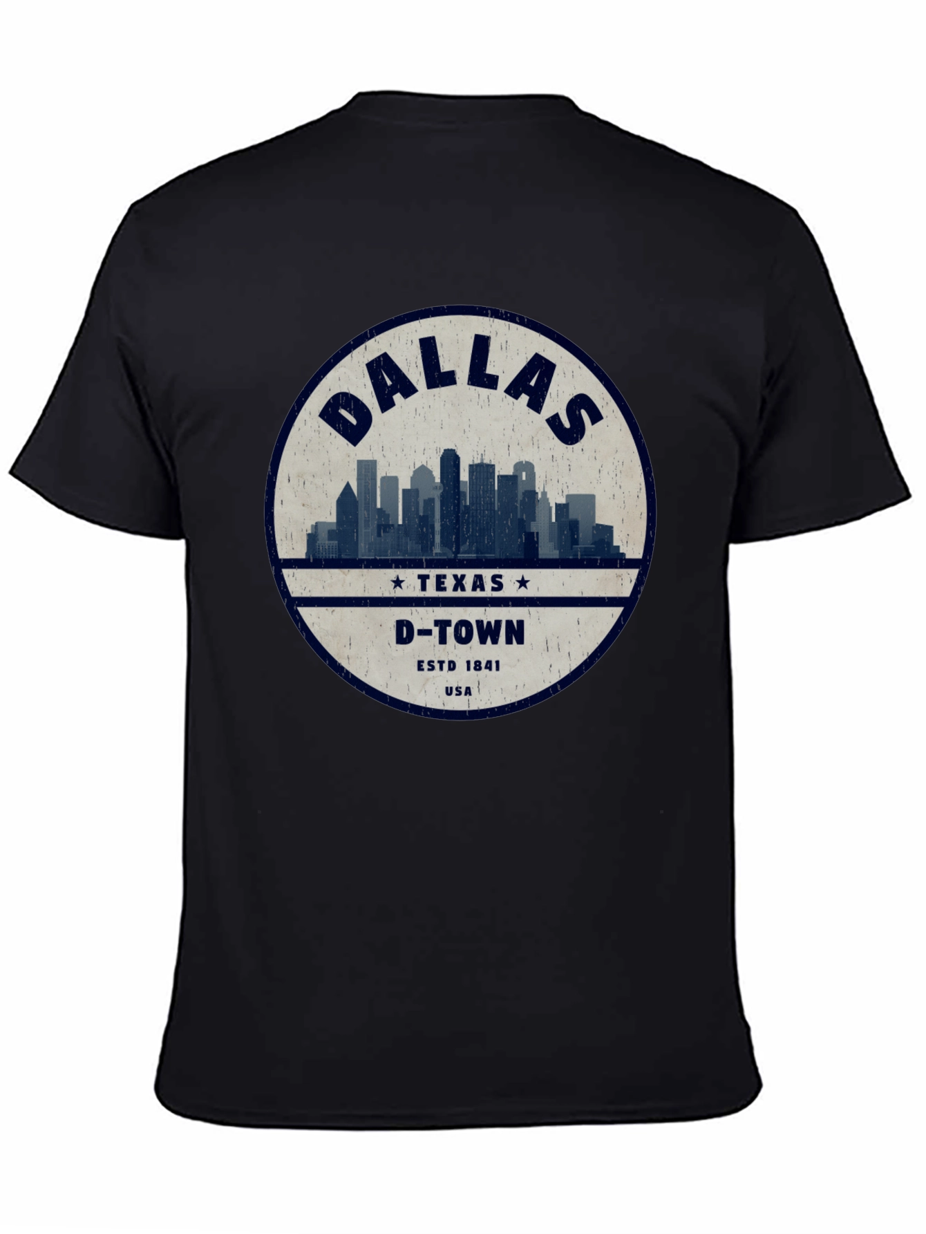 Dallas Texas D-Town Estd 1841 T-Shirt