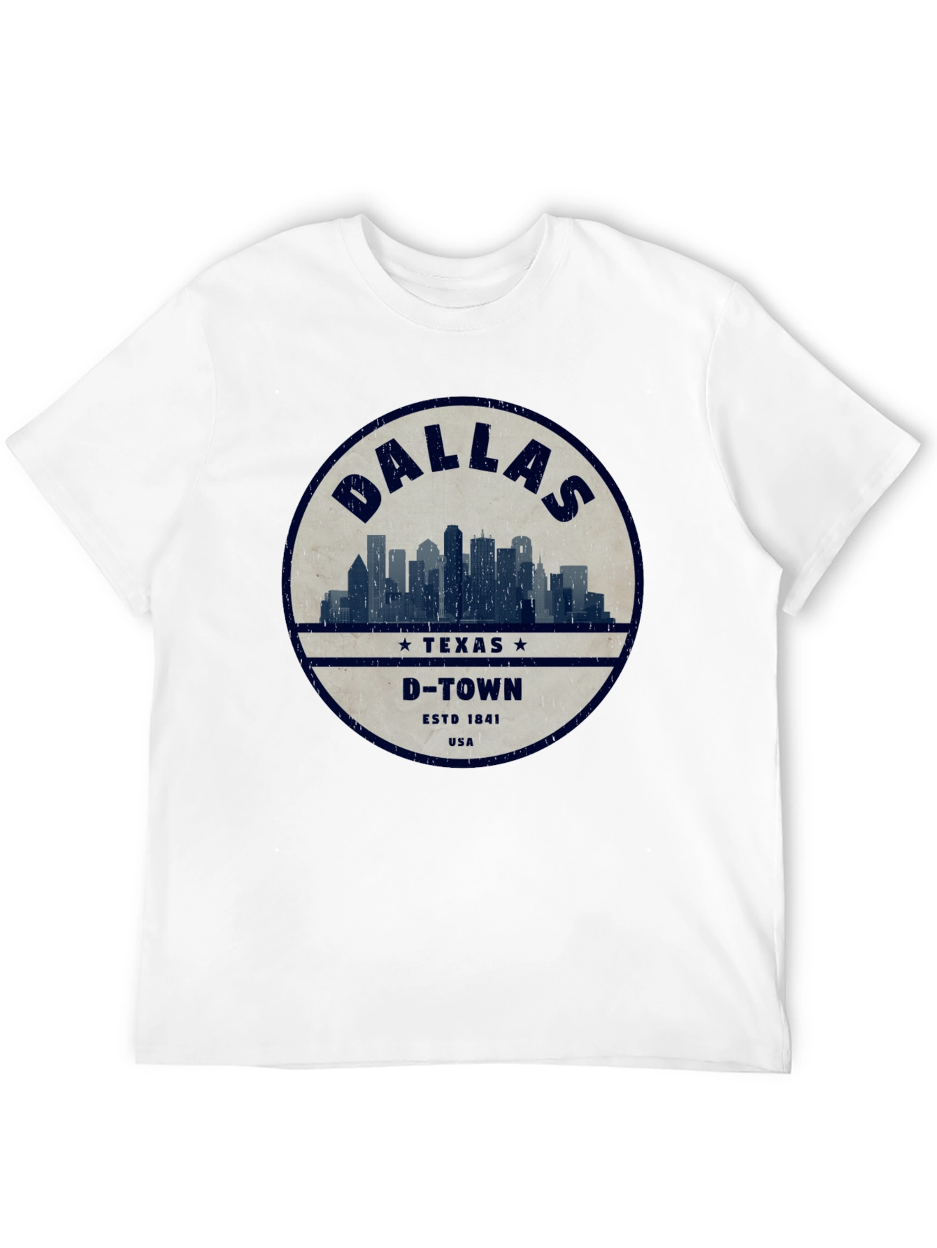 Dallas Texas D-Town Estd 1841 T-Shirt