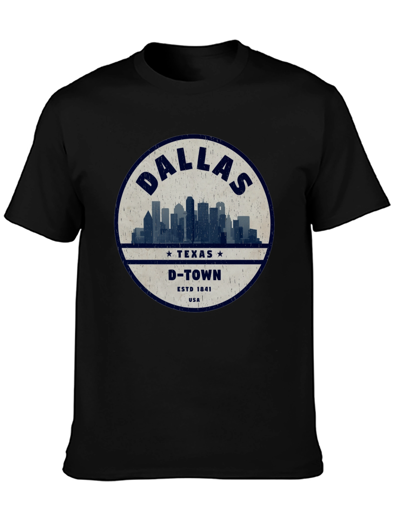 Dallas Texas D-Town Estd 1841 T-Shirt