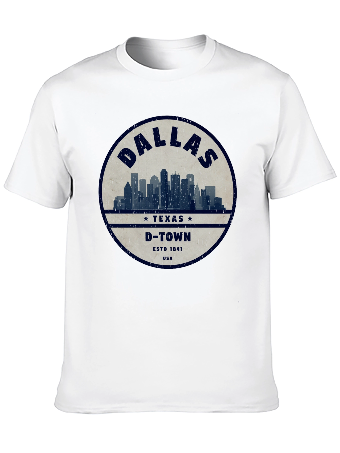 Dallas Texas D-Town Estd 1841 T-Shirt