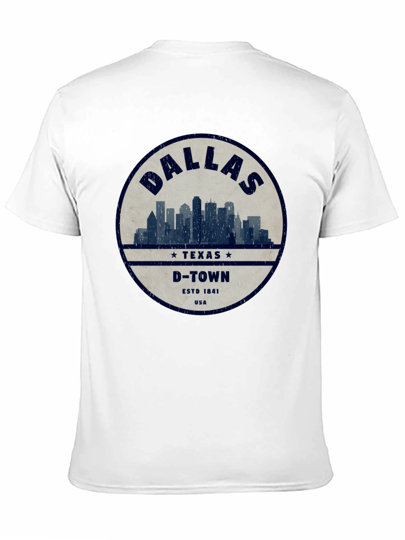 Dallas Texas D-Town Estd 1841 T-Shirt