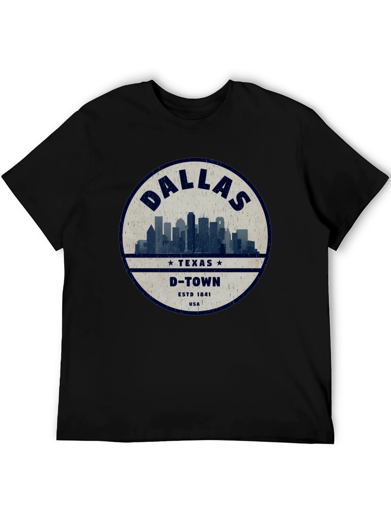 Dallas Texas D-Town Estd 1841 T-Shirt