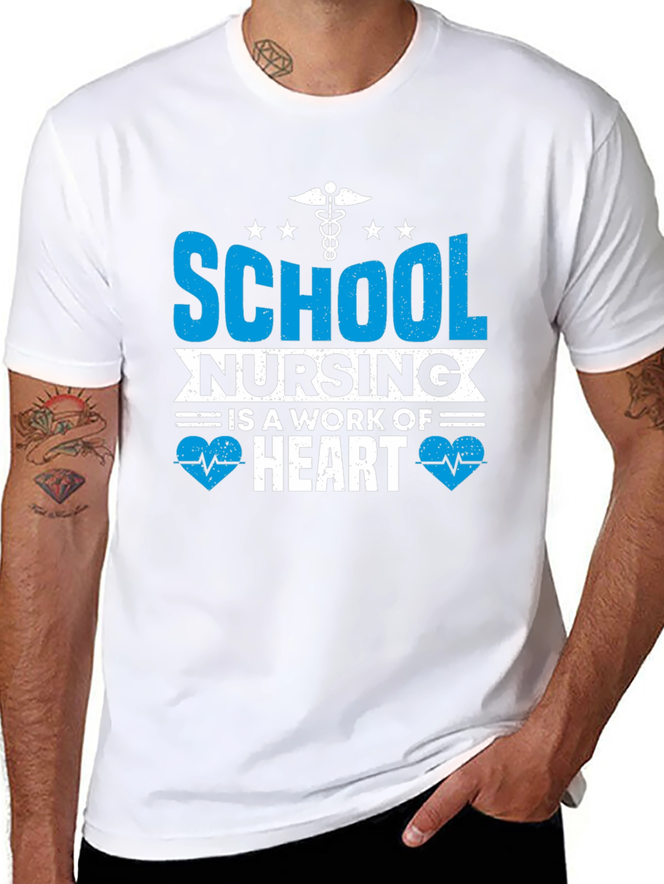 School Nursing T-Shirt: A Work of Heart