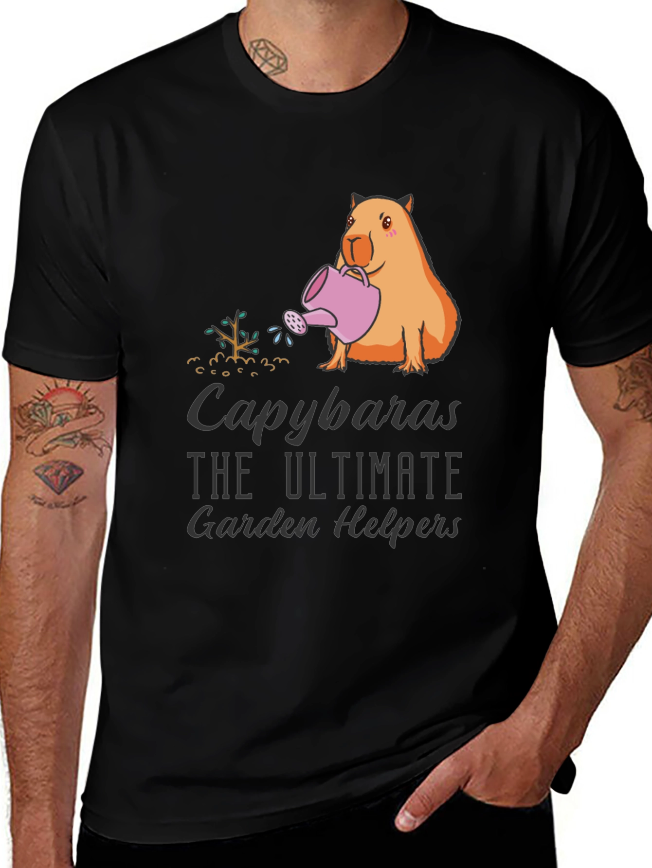 Capybara Garden Helper T-Shirt - Unisex