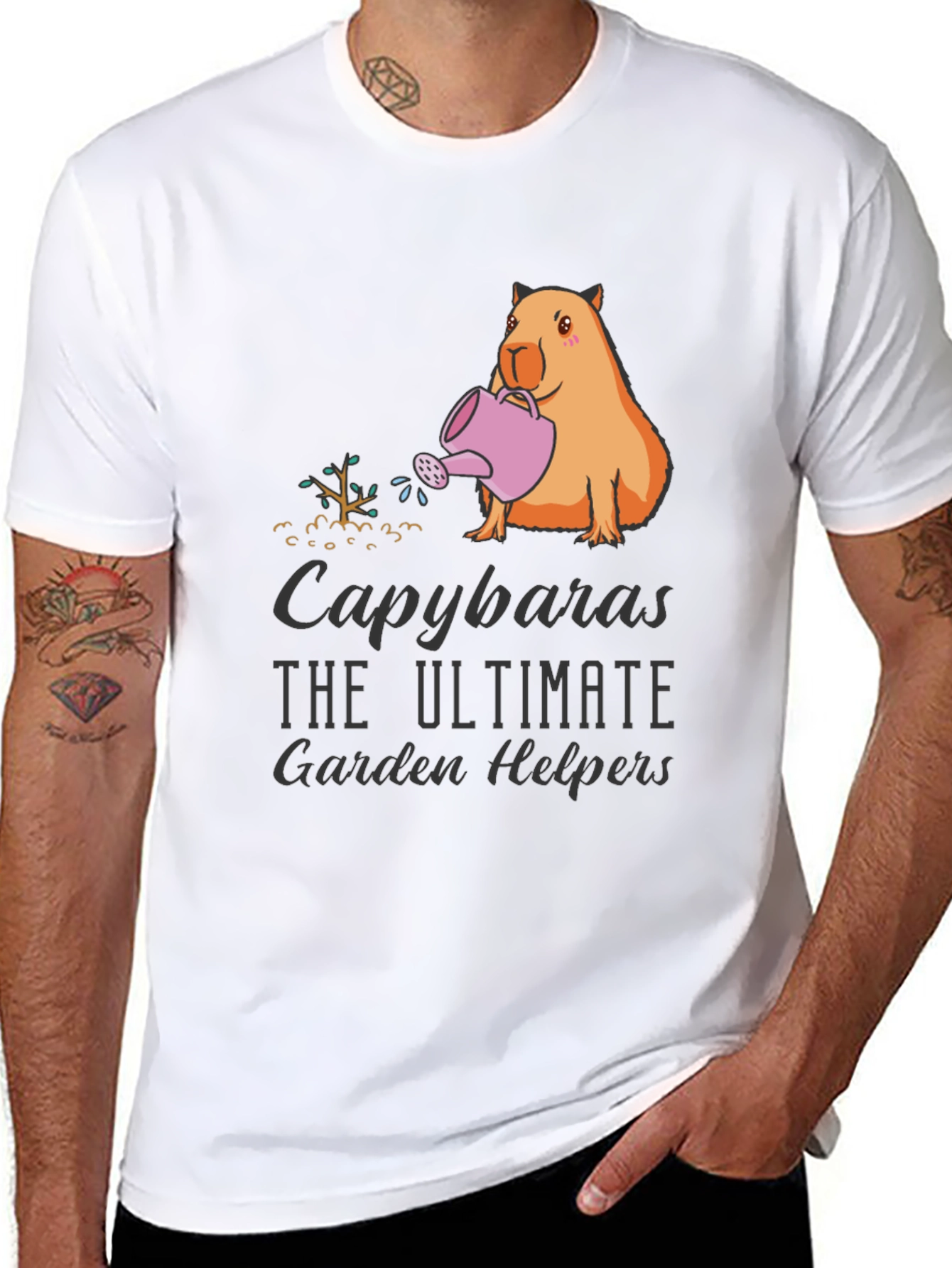 Capybara Garden Helper T-Shirt - Unisex