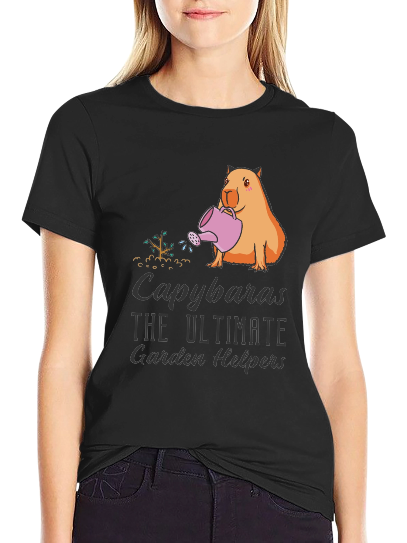 Capybara Garden Helper T-Shirt - Unisex