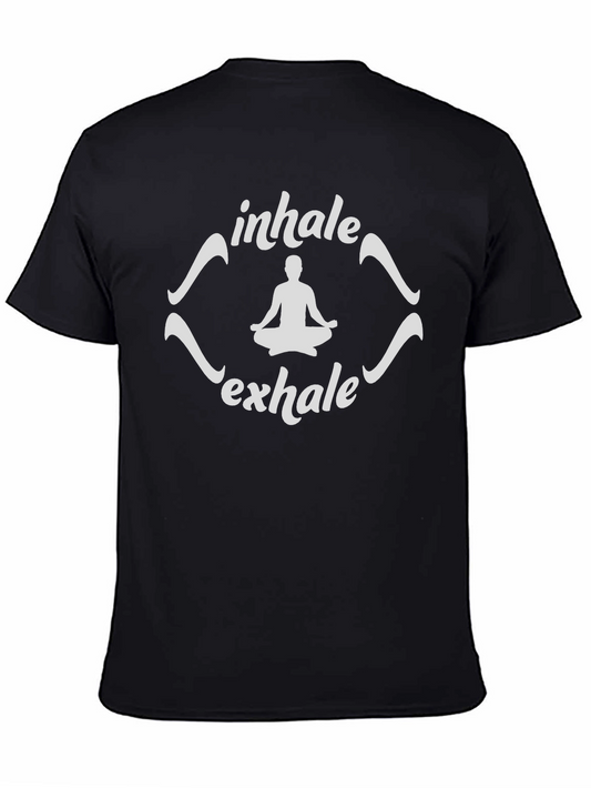Inhale Exhale Yoga T-Shirt Meditation Tee