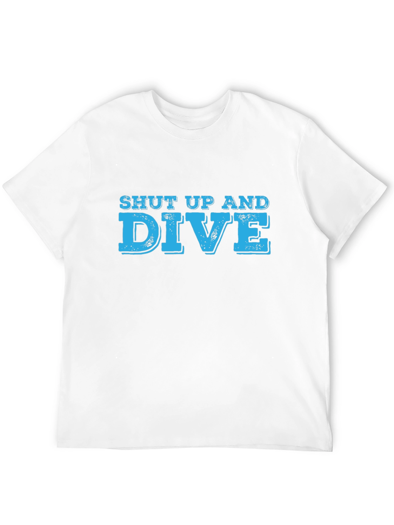 Shut Up and Dive Graphic Tee - Black