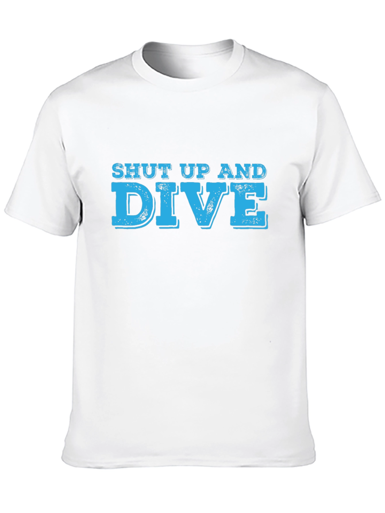 Shut Up and Dive Graphic Tee - Black