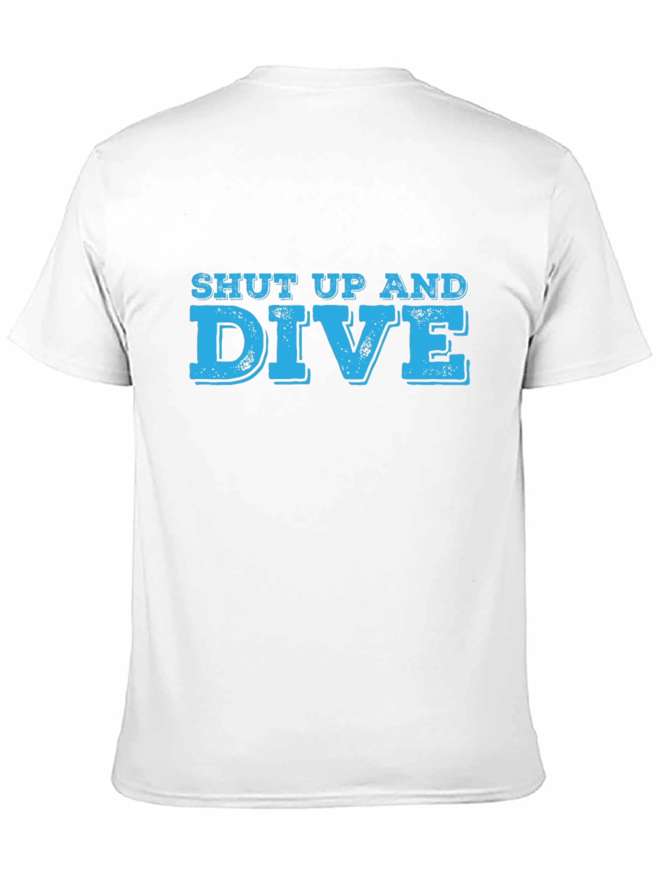 Shut Up and Dive Graphic Tee - Black