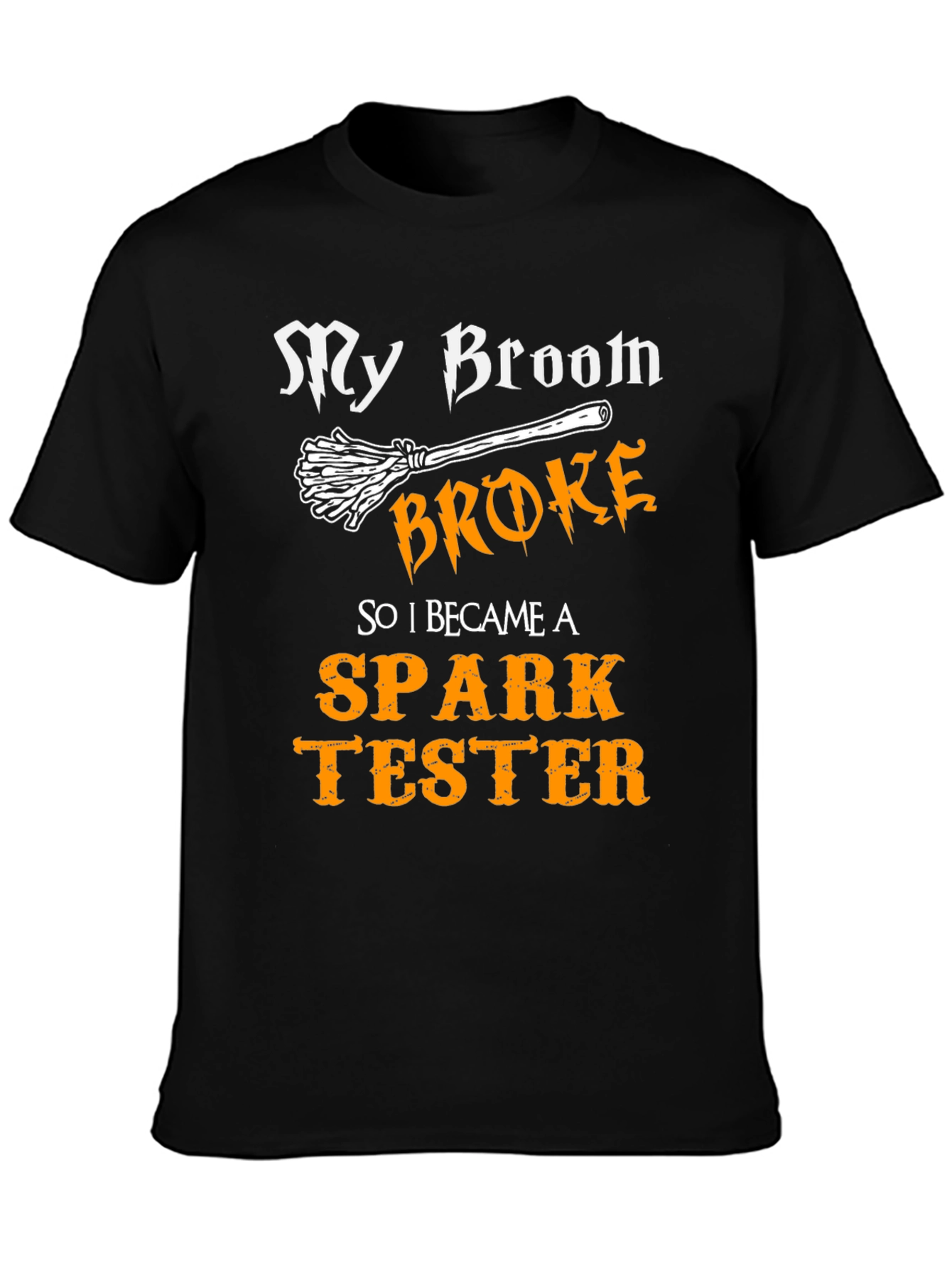 Spark Tester Funny Halloween T-Shirt