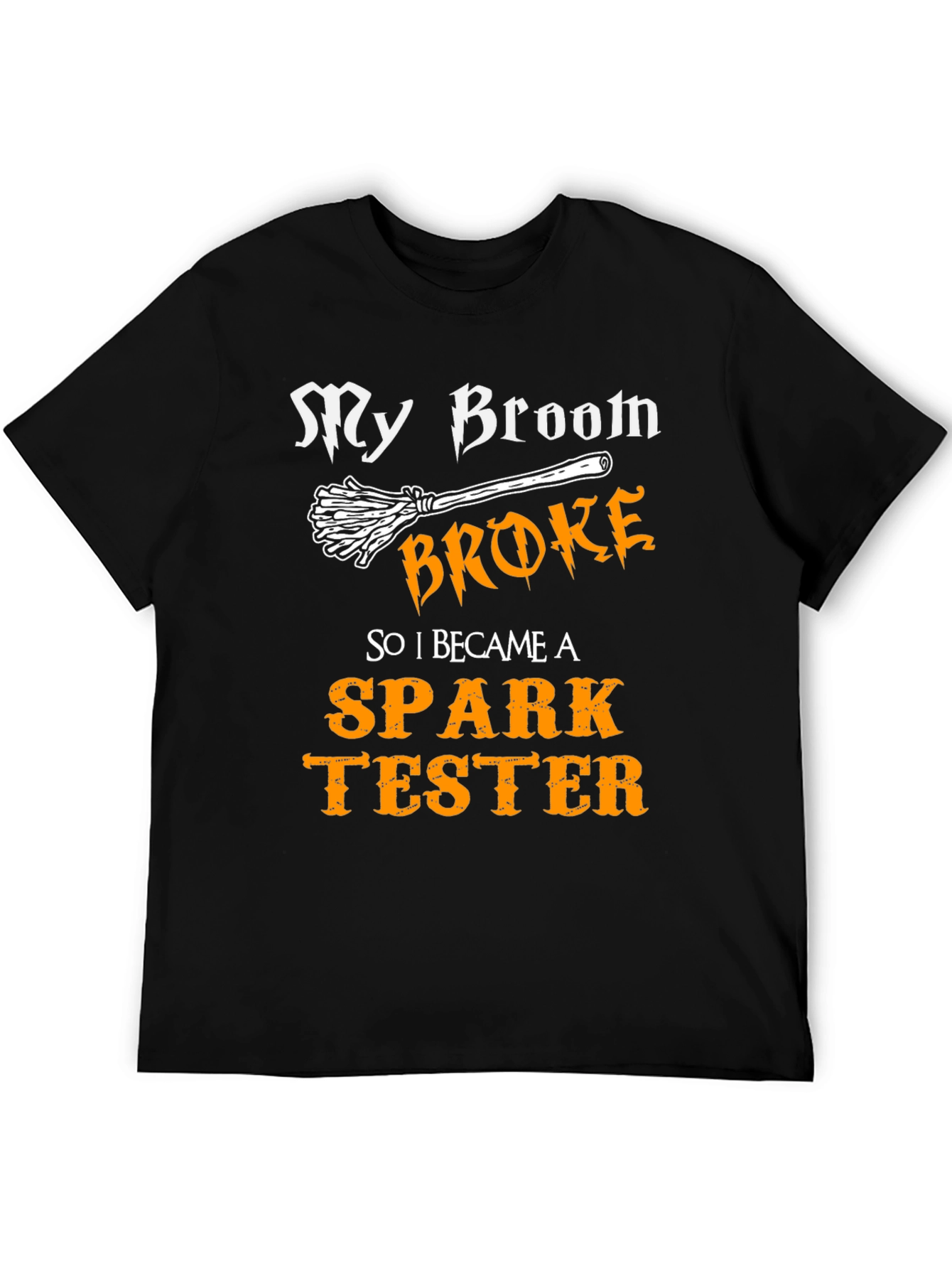 Spark Tester Funny Halloween T-Shirt