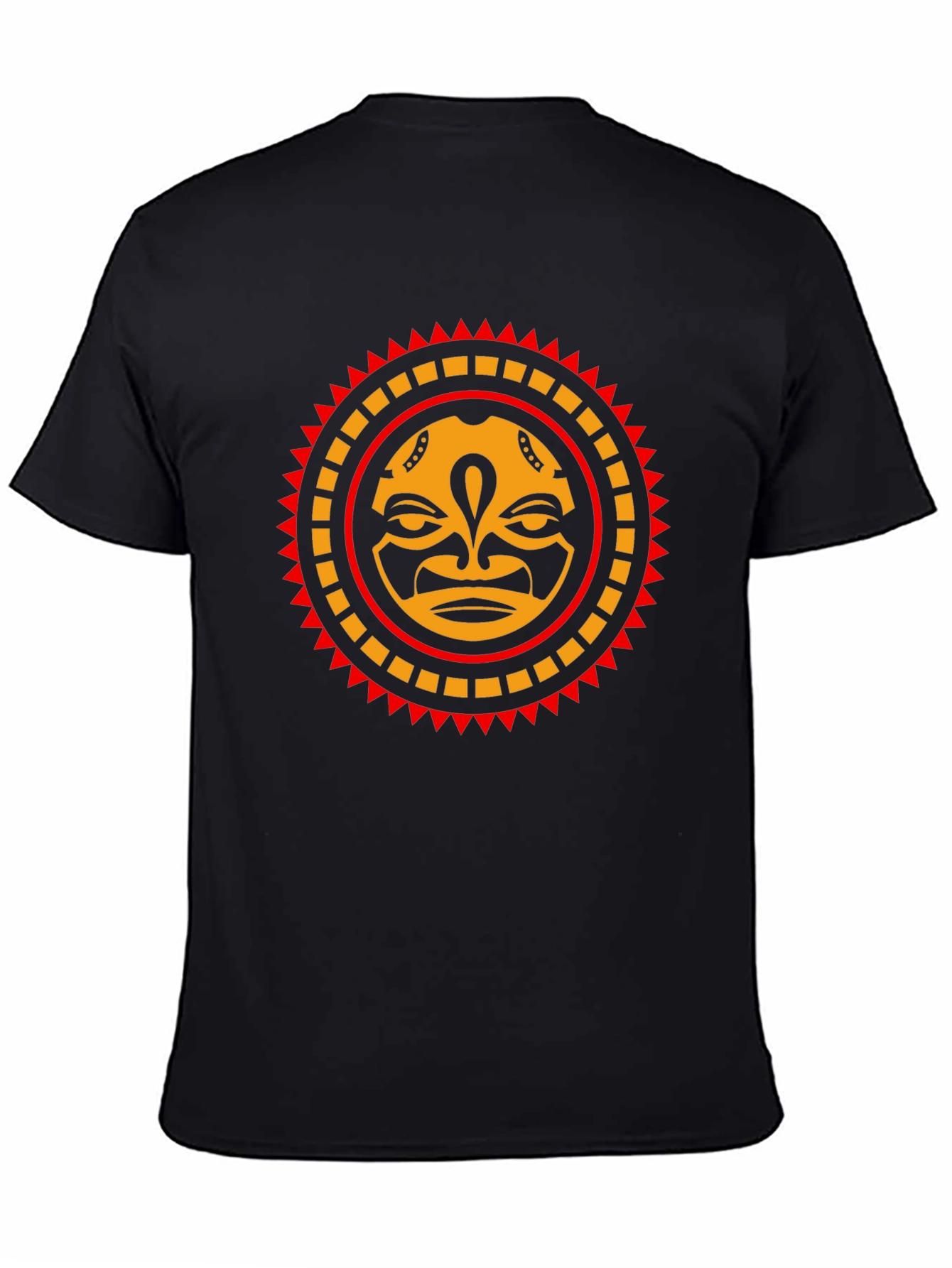 Tribal Sun Face Graphic Tee