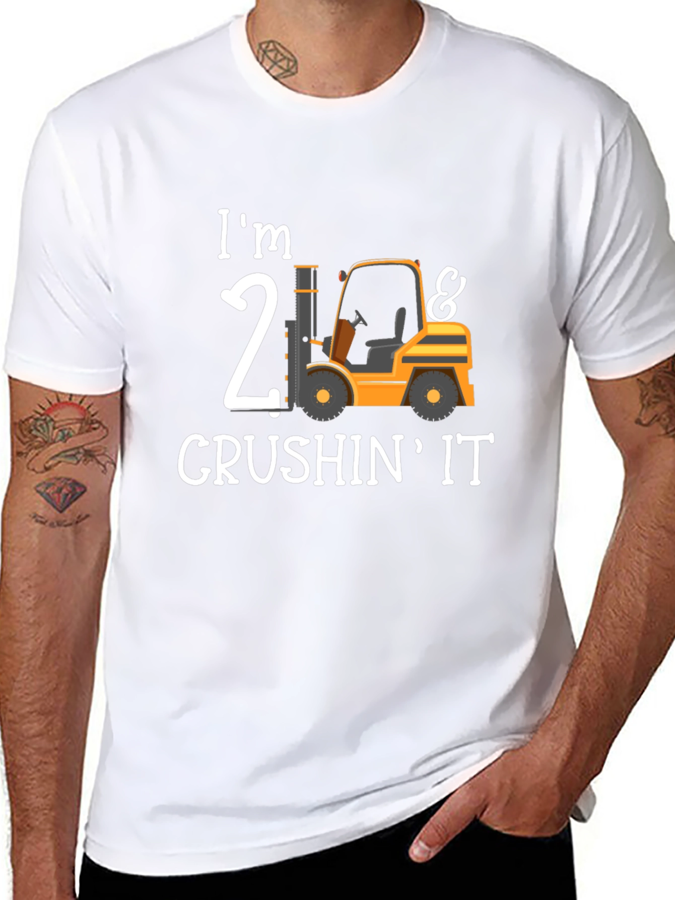 Im 2 Forklift Birthday T-Shirt