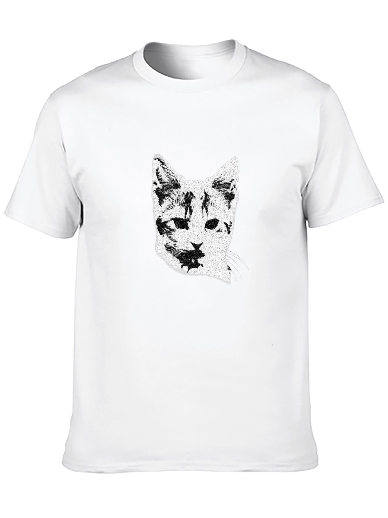 Black Cat Portrait Graphic Tee