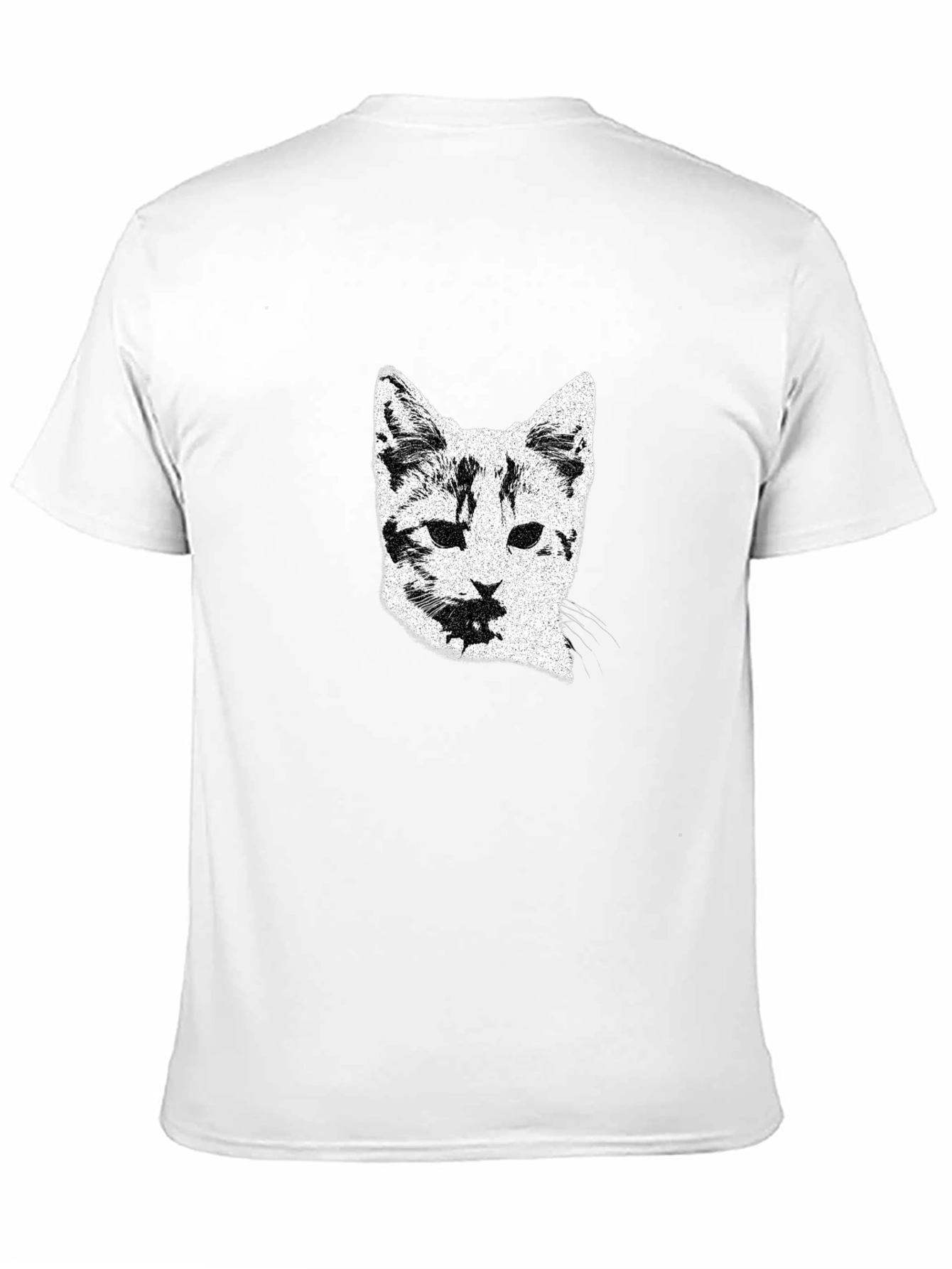 Black Cat Portrait Graphic Tee