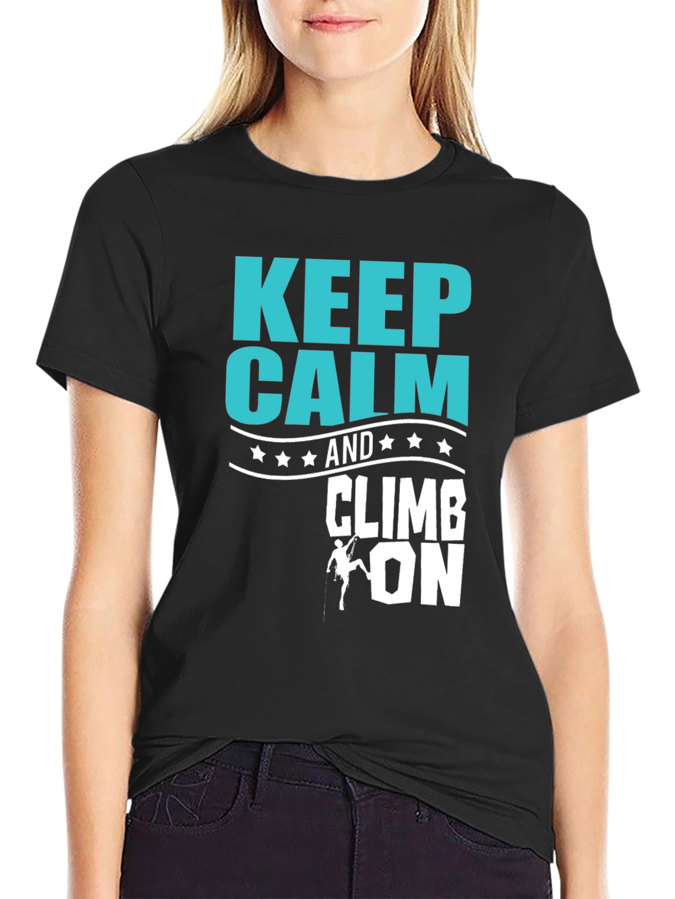 Keep Calm and Climb On Graphic T-Shirt