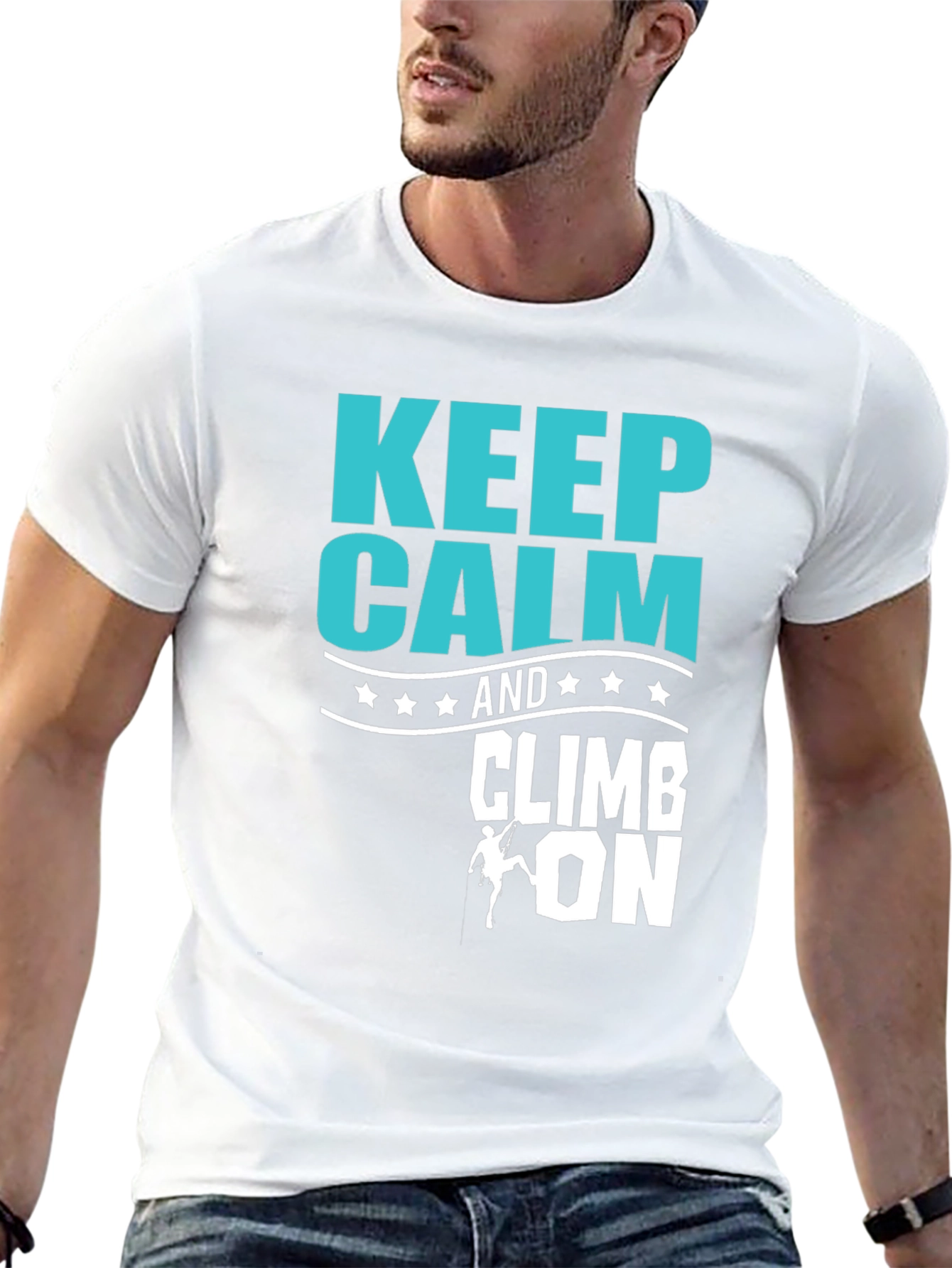 Keep Calm and Climb On Graphic T-Shirt