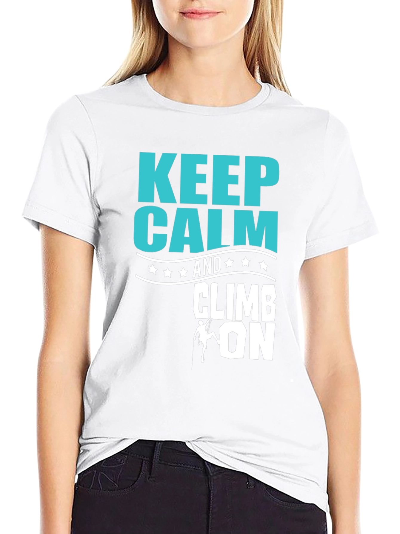 Keep Calm and Climb On Graphic T-Shirt