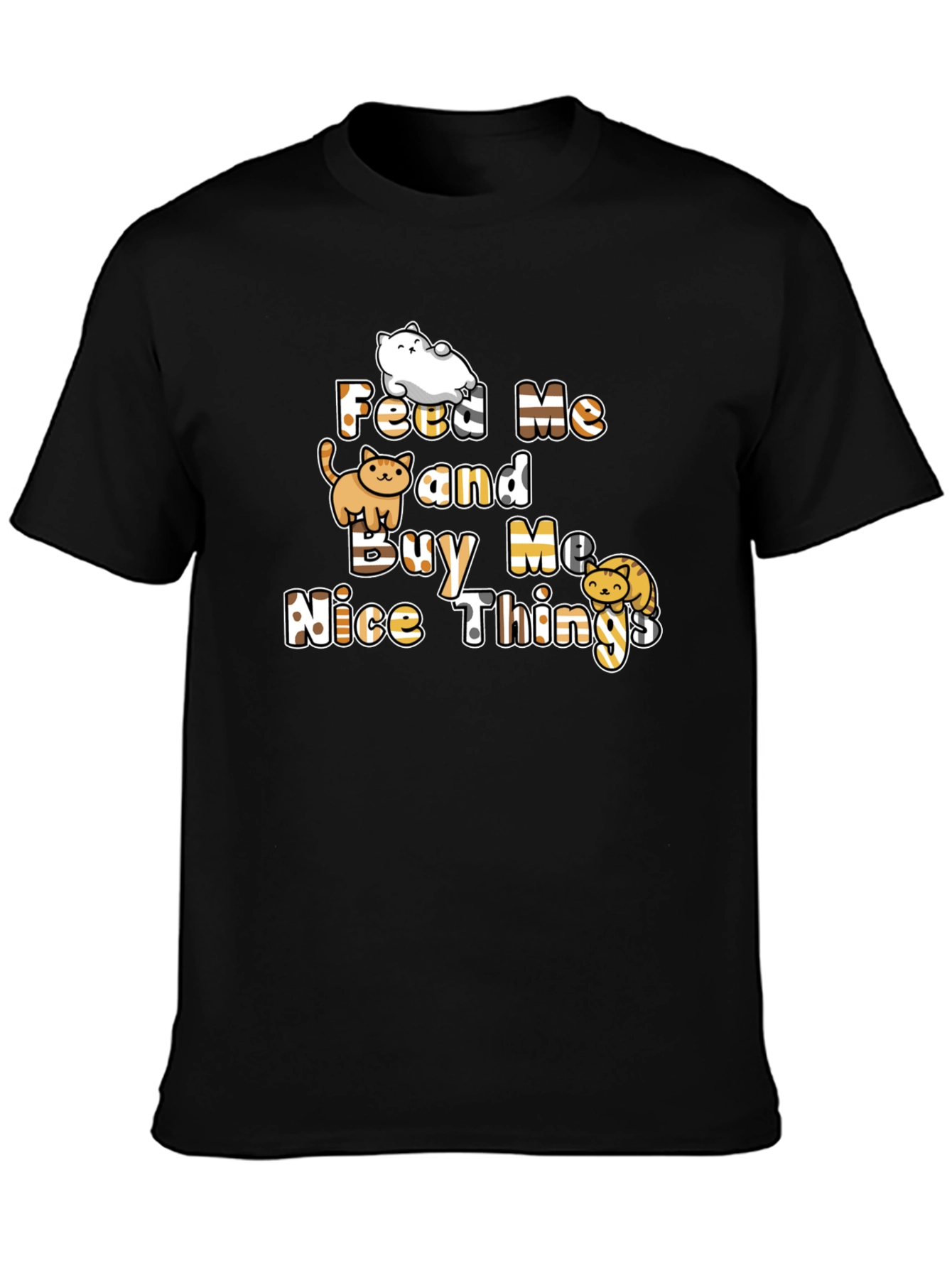 Feed Me Cats Graphic T-Shirt