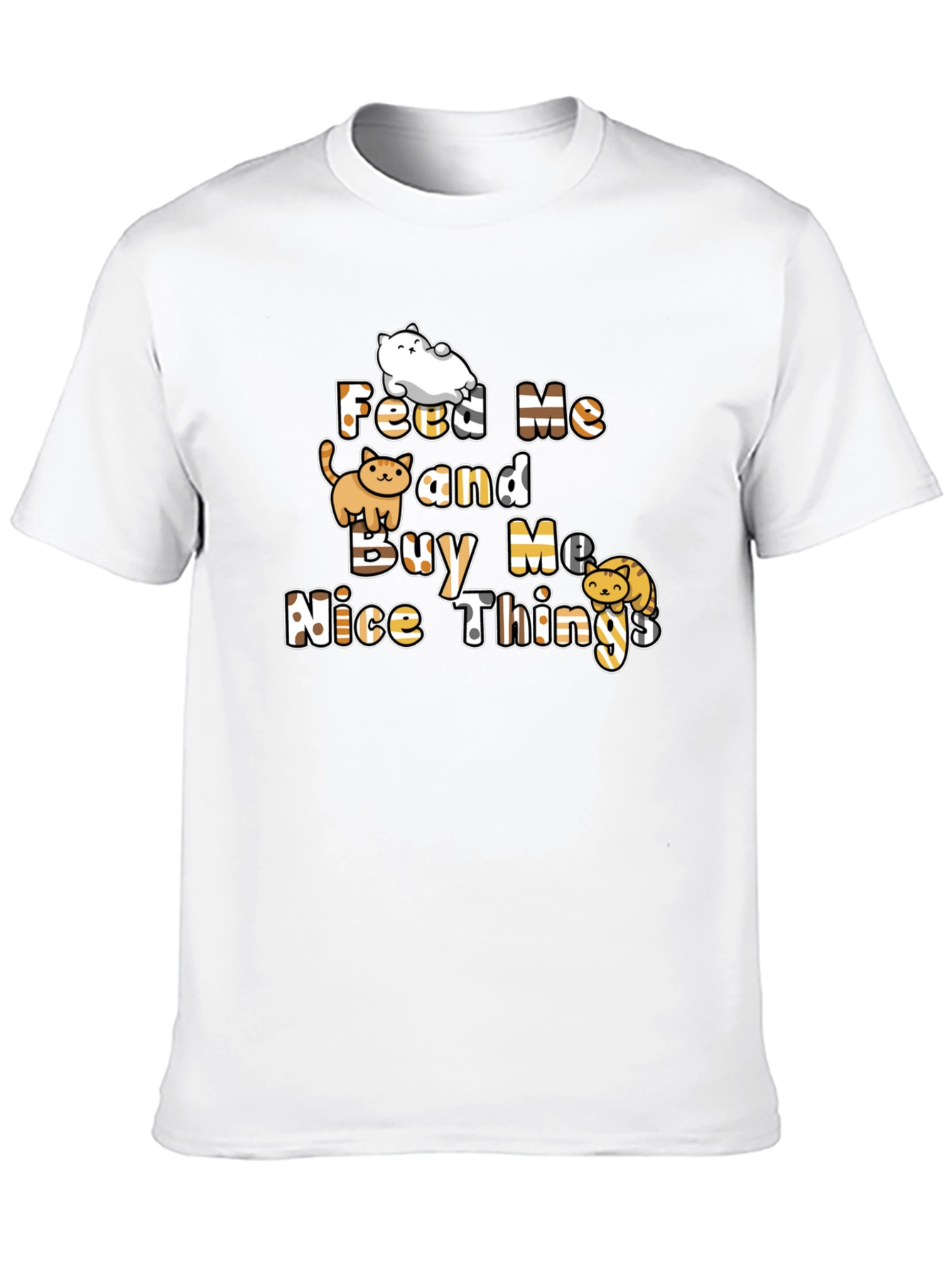 Feed Me Cats Graphic T-Shirt