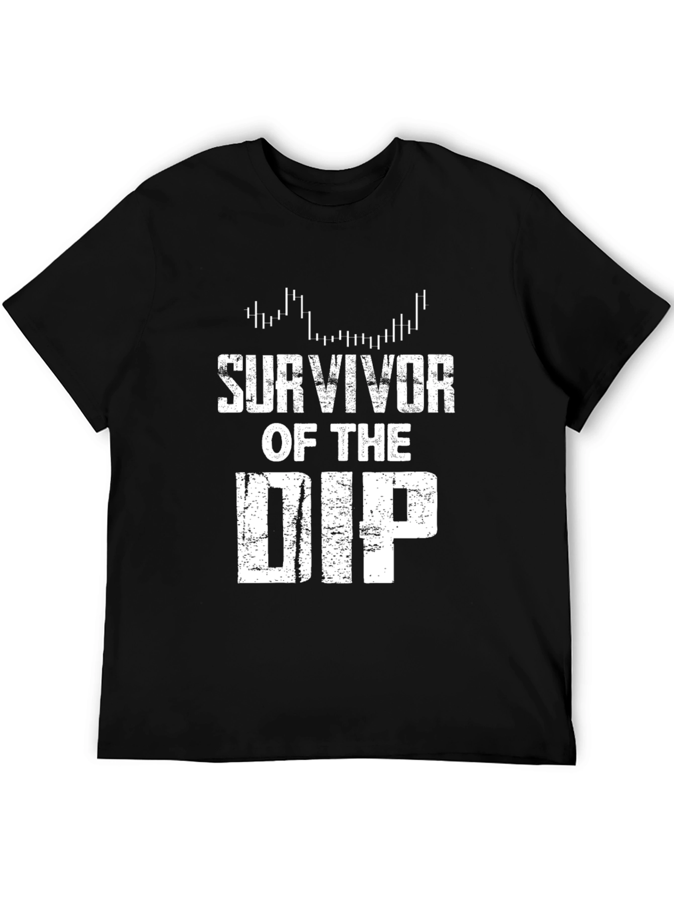 Survivor of the Dip Black Graphic T-Shirt