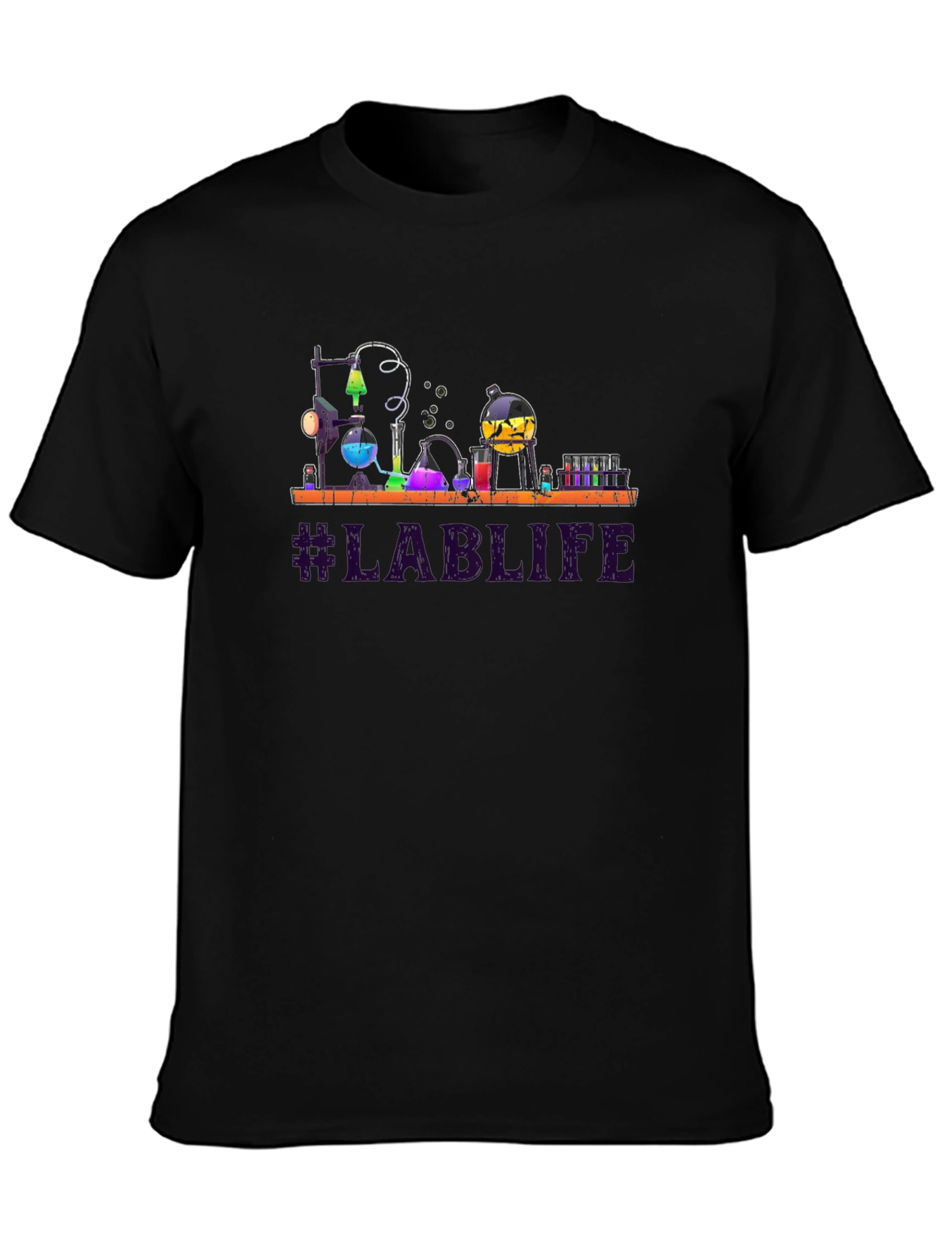 Lab Life Science T-Shirt - Black