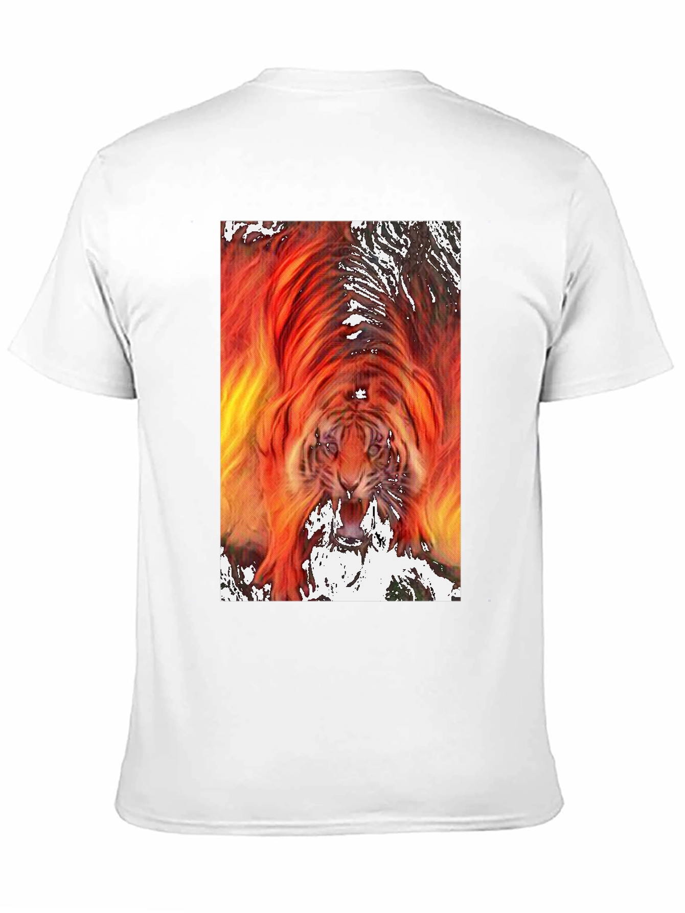 Fiery Tiger Graphic Tee - Bold & Unique