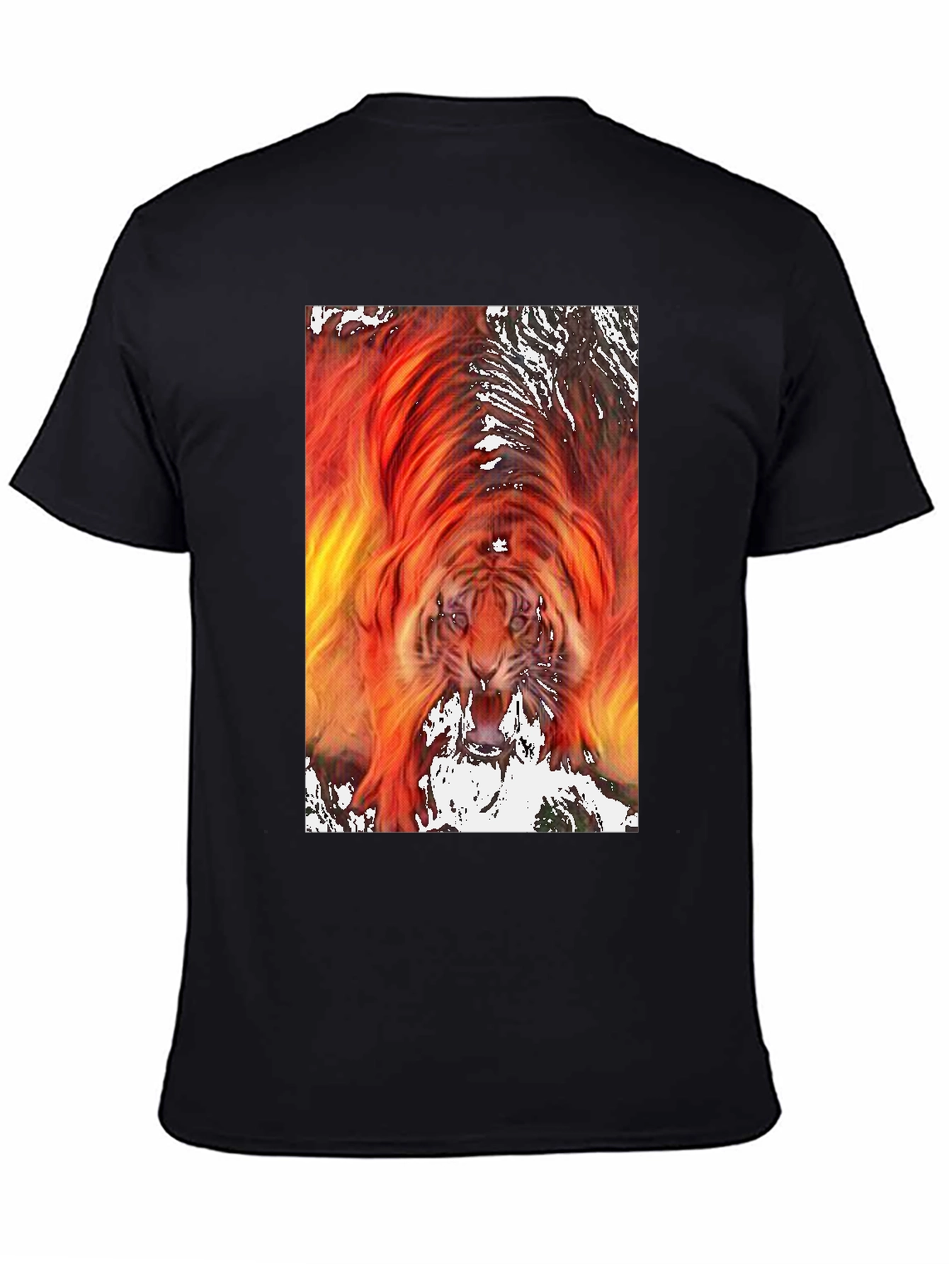 Fiery Tiger Graphic Tee - Bold & Unique