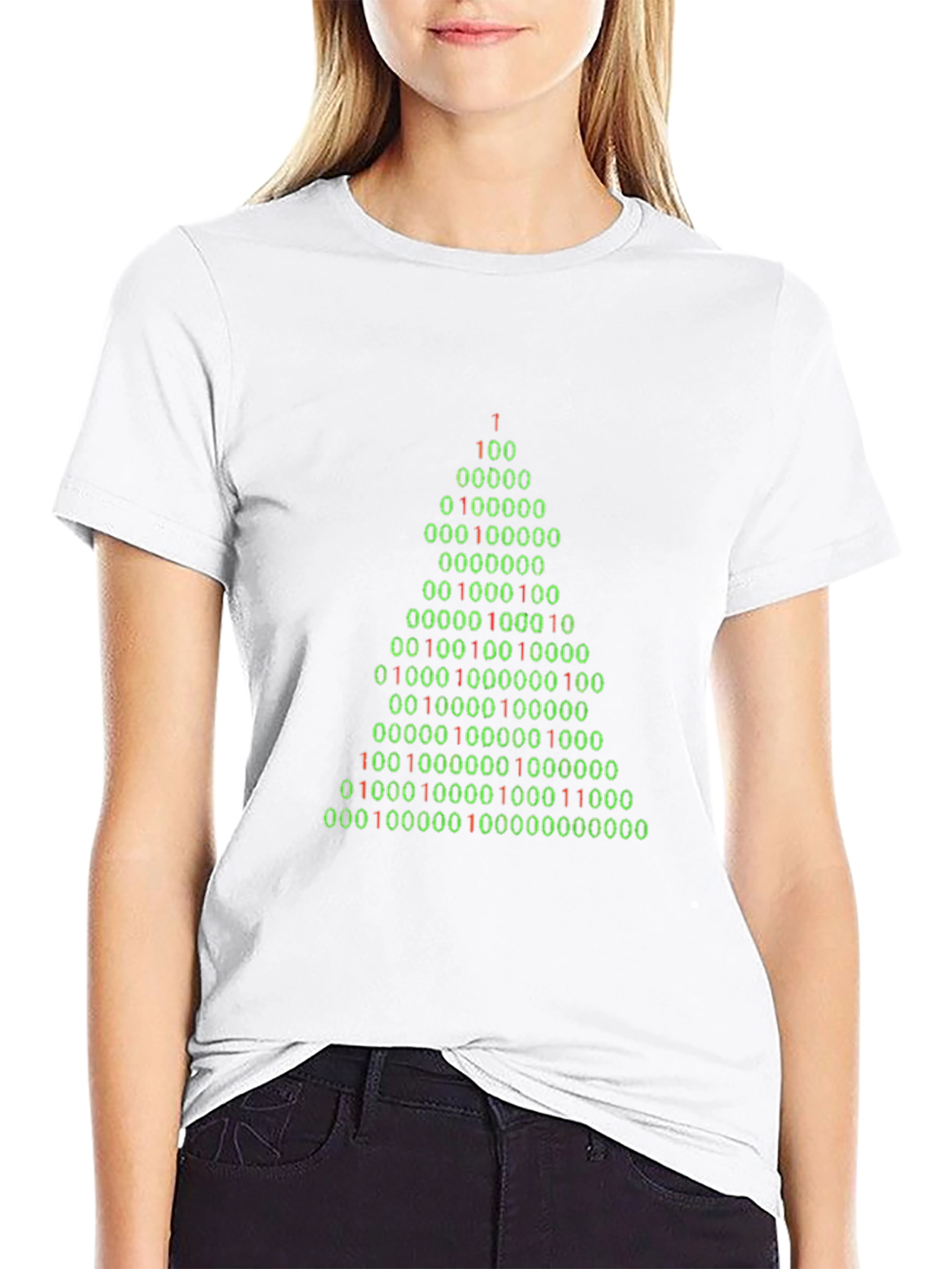 Binary Christmas Tree T-Shirt