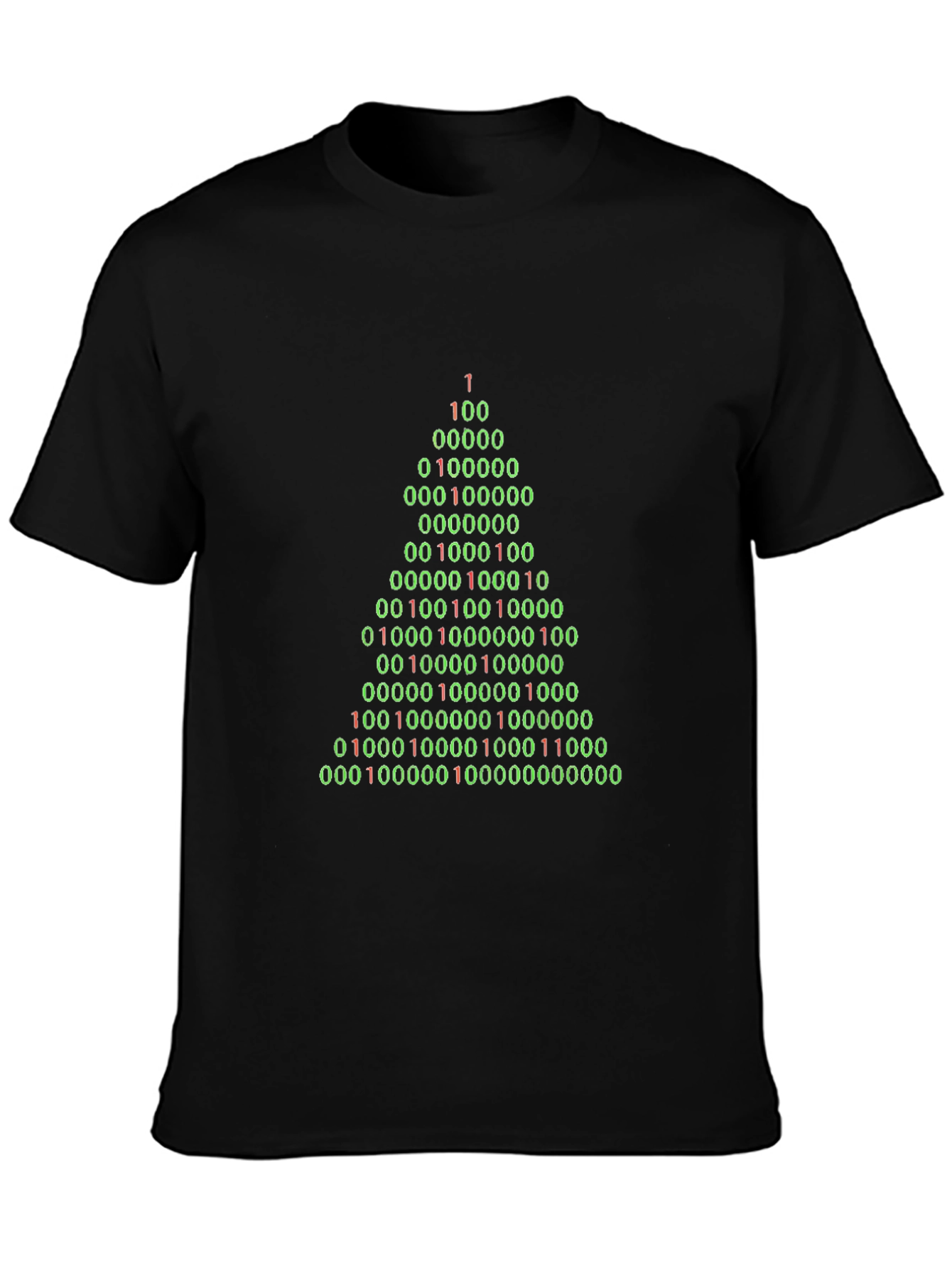 Binary Christmas Tree T-Shirt