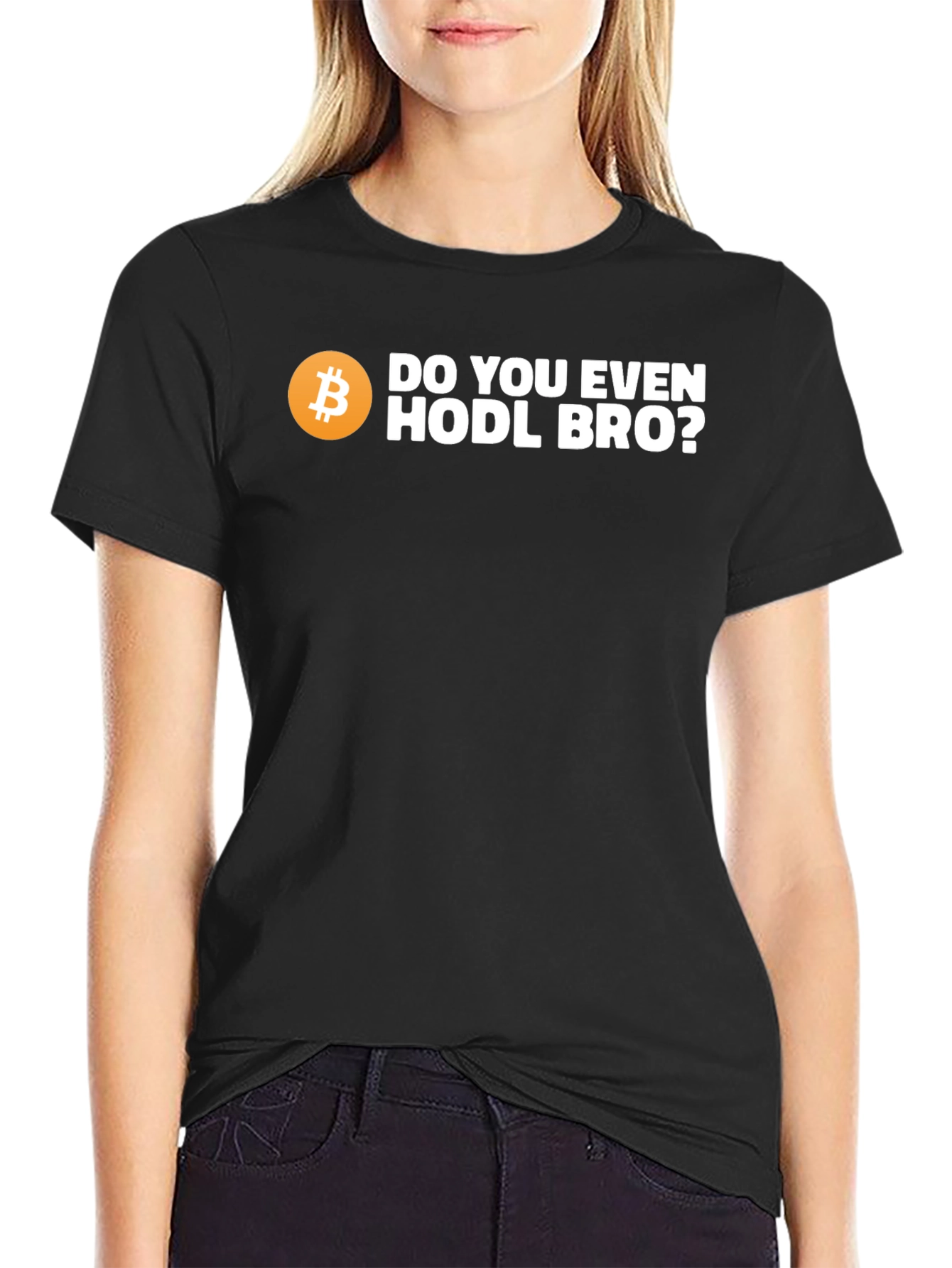 Bitcoin HODL Bro Black T-Shirt