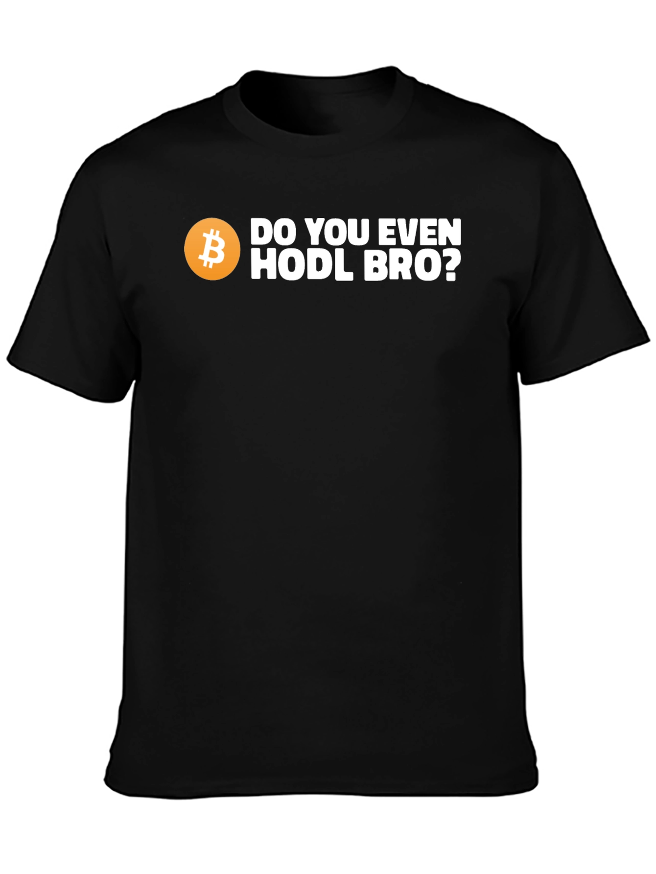 Bitcoin HODL Bro Black T-Shirt