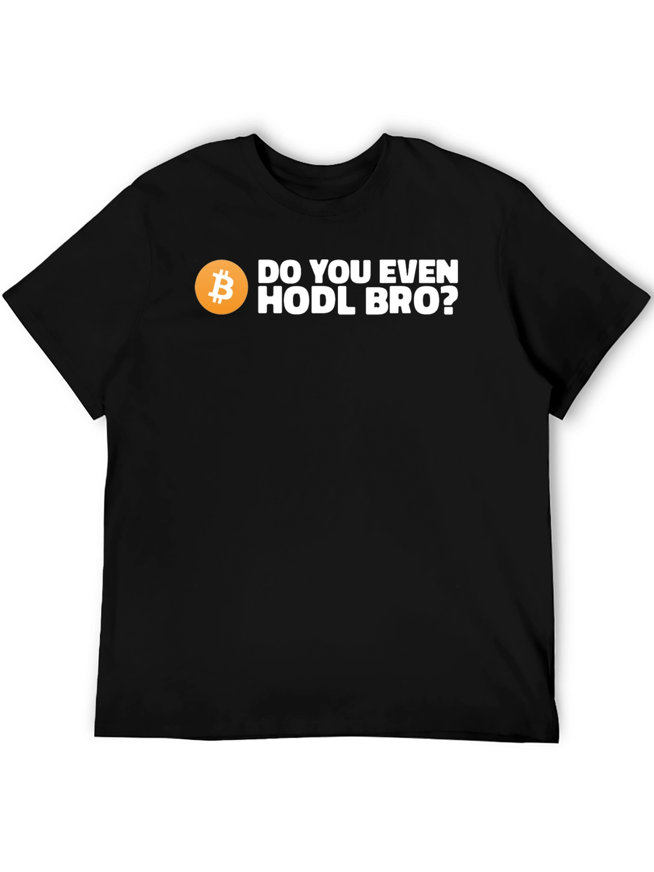 Bitcoin HODL Bro Black T-Shirt
