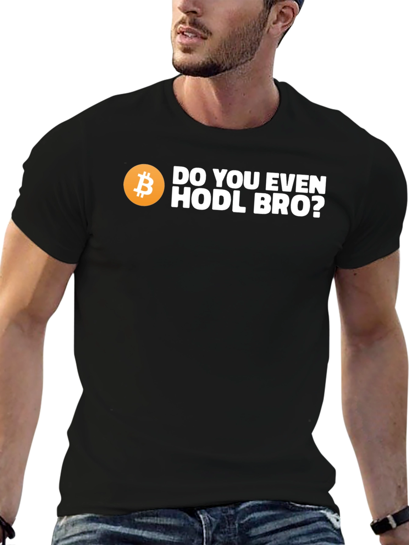Bitcoin HODL Bro Black T-Shirt
