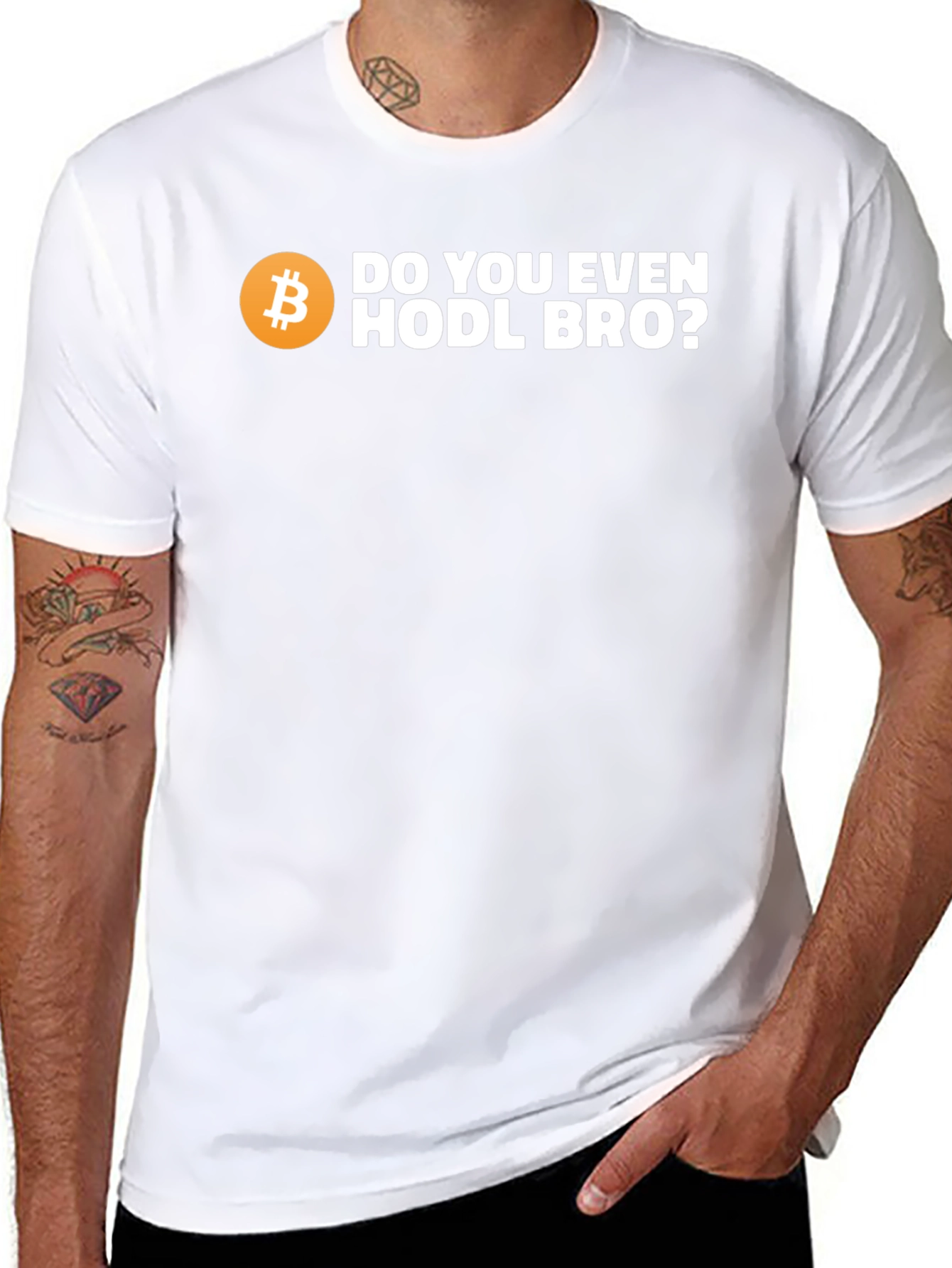 Bitcoin HODL Bro Black T-Shirt