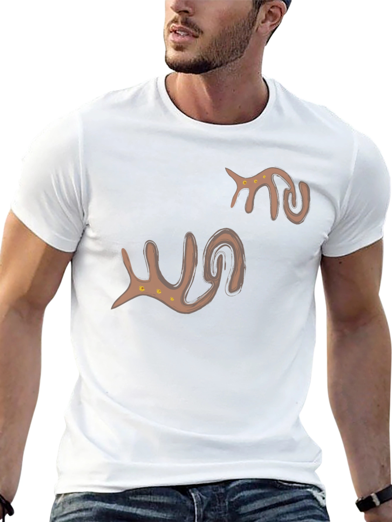 Abstract Graphic Print T-Shirt