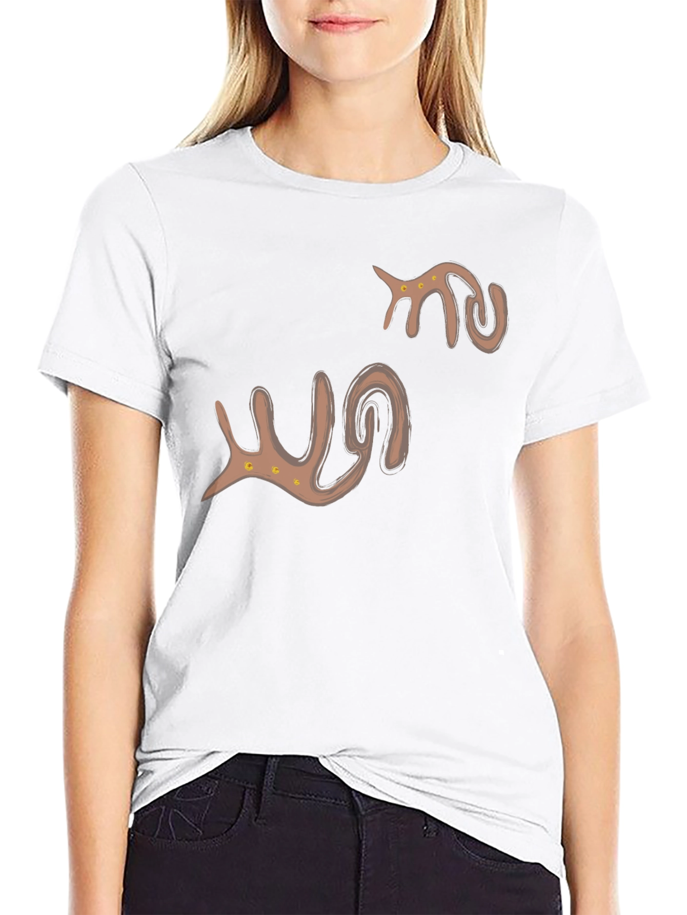 Abstract Graphic Print T-Shirt